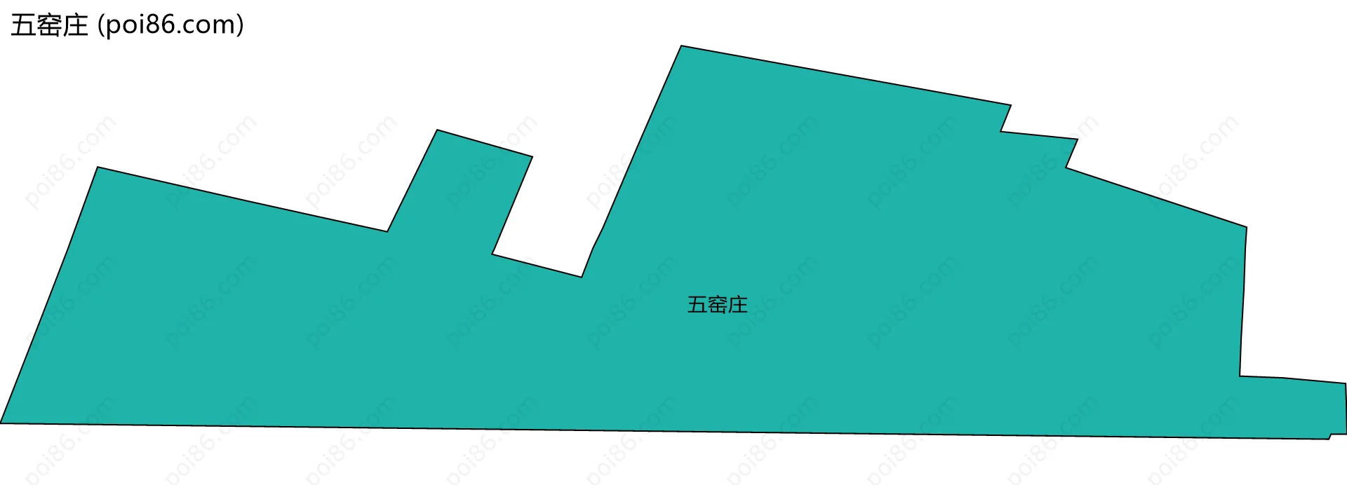 五窑庄边界地图