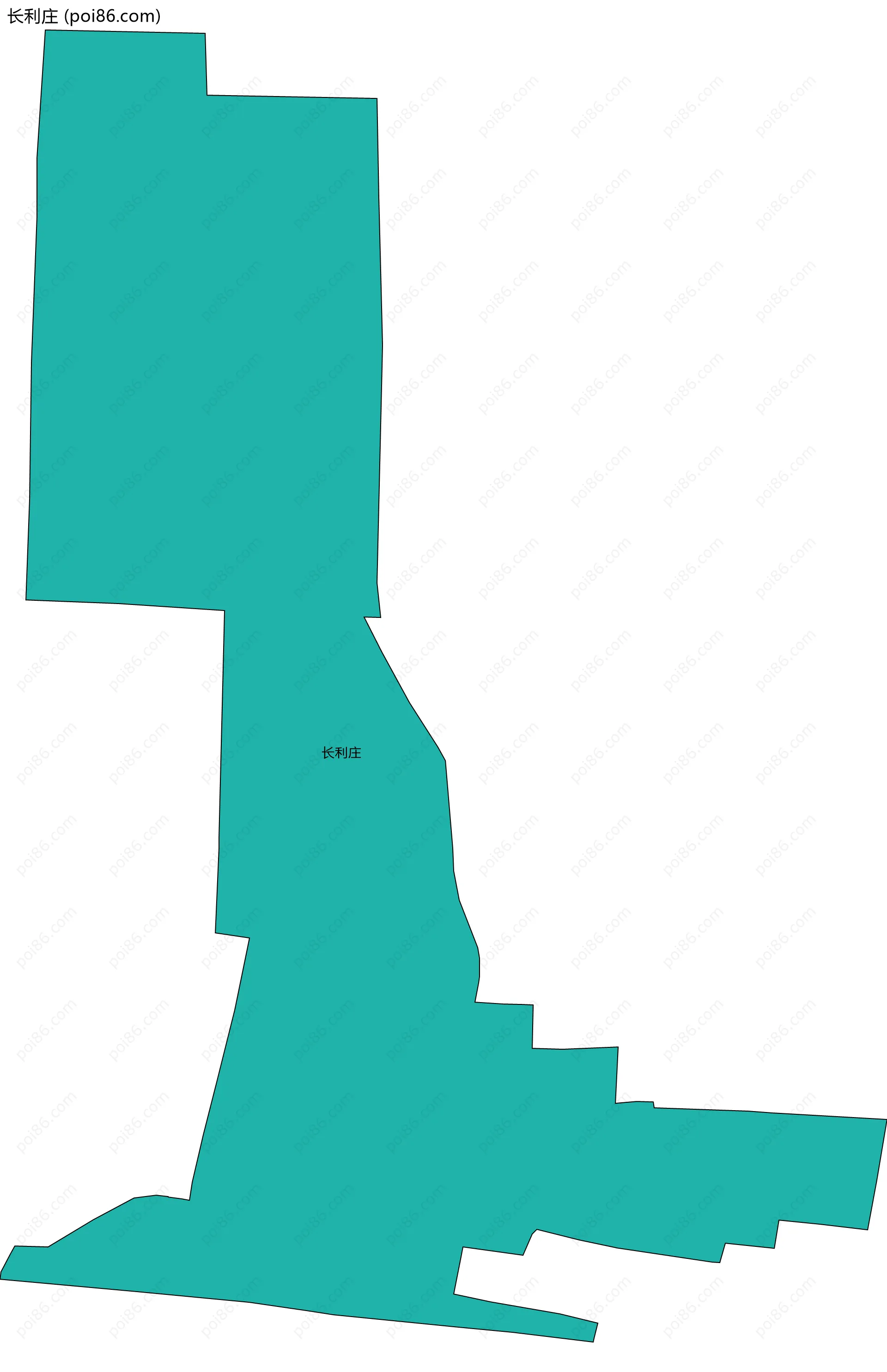 长利庄边界地图