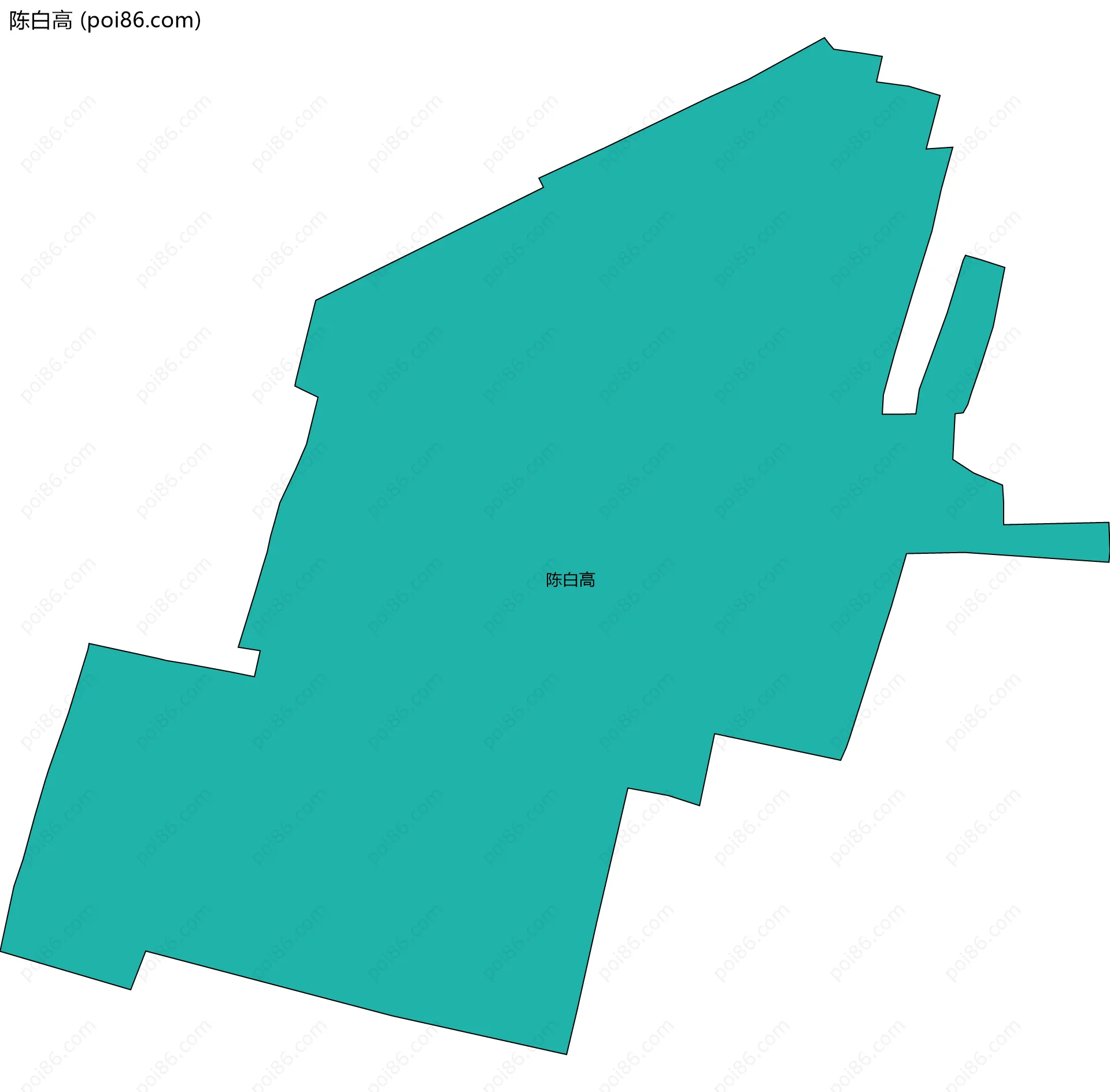 陈白高边界地图