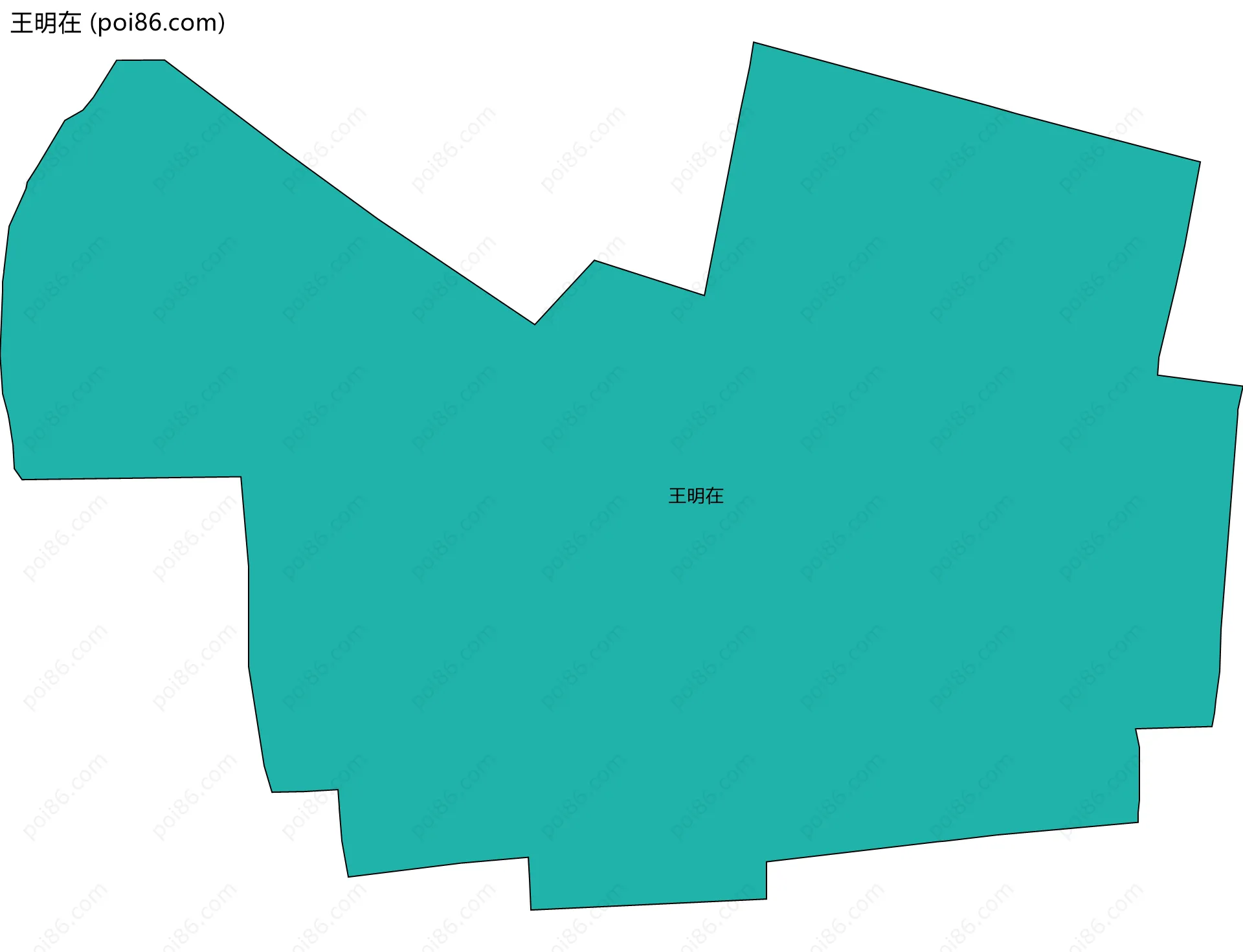 王明在边界地图