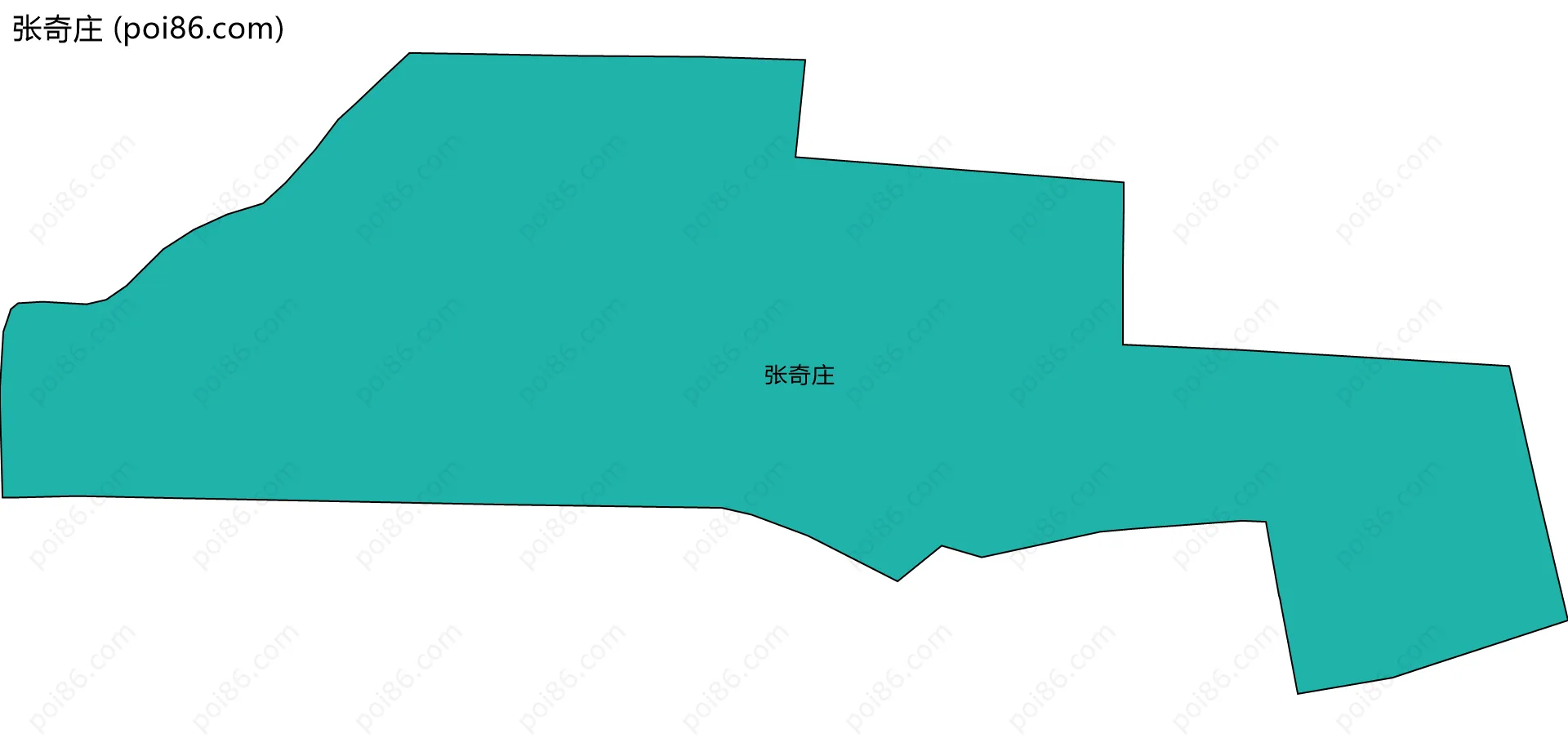 张奇庄边界地图