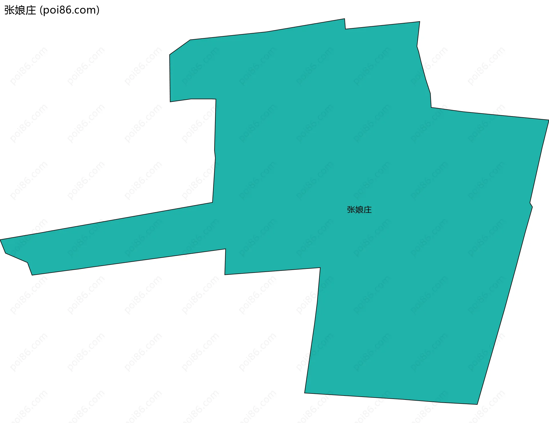 张娘庄边界地图