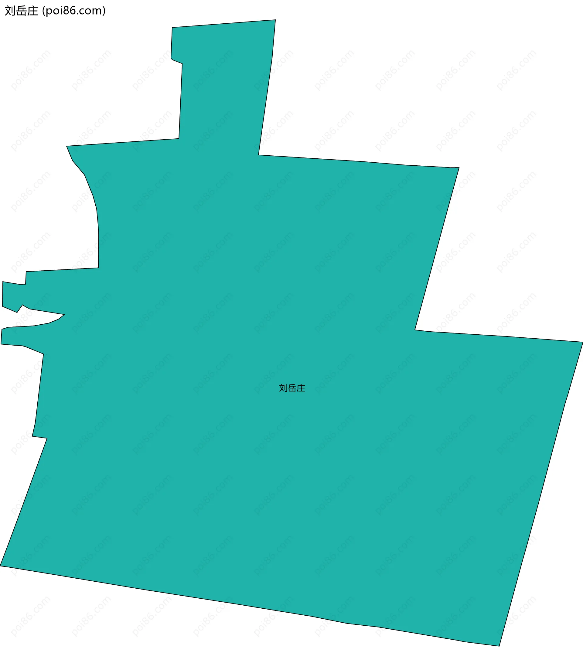 刘岳庄边界地图