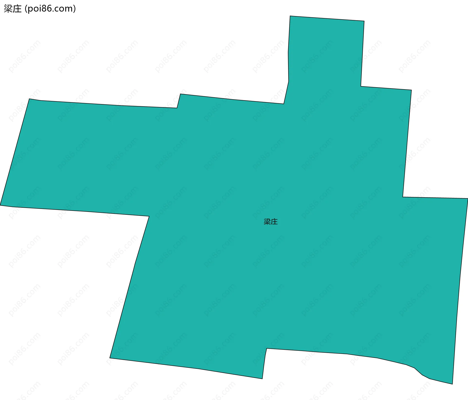 梁庄边界地图