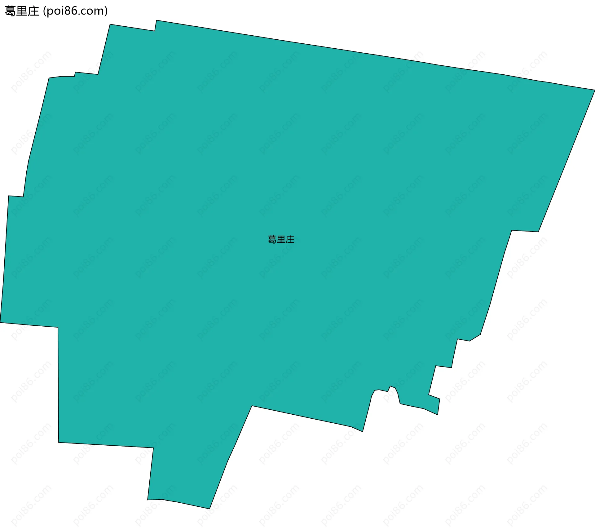 葛里庄边界地图