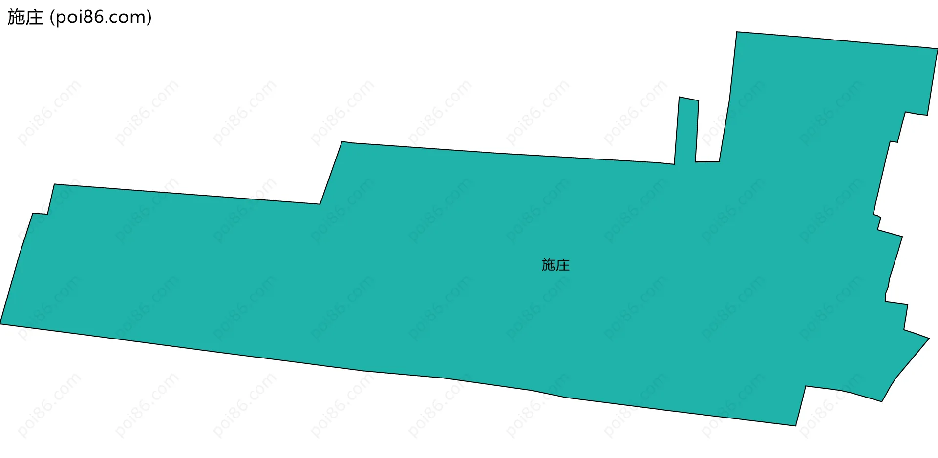 施庄边界地图
