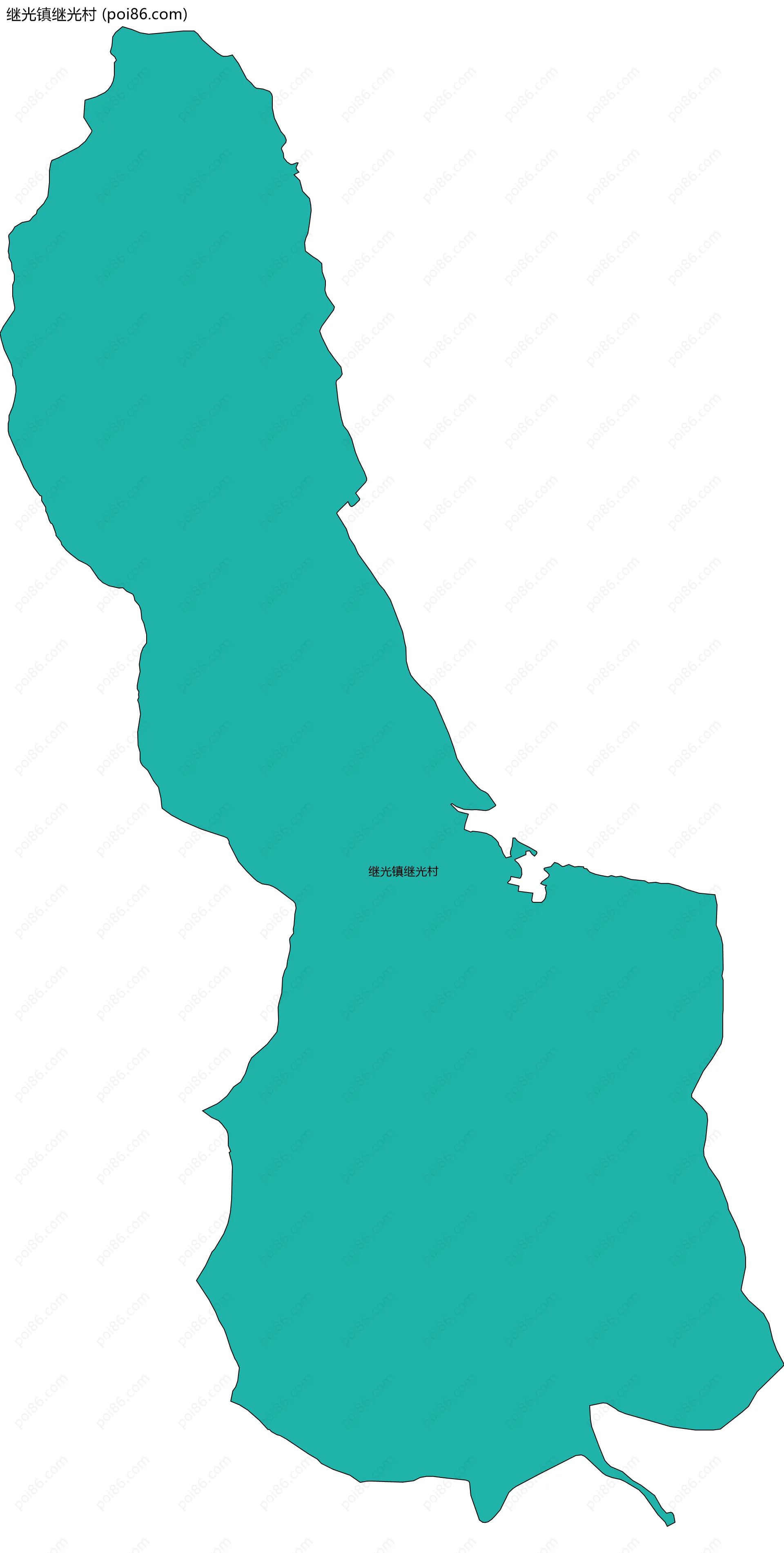 继光镇继光村边界地图