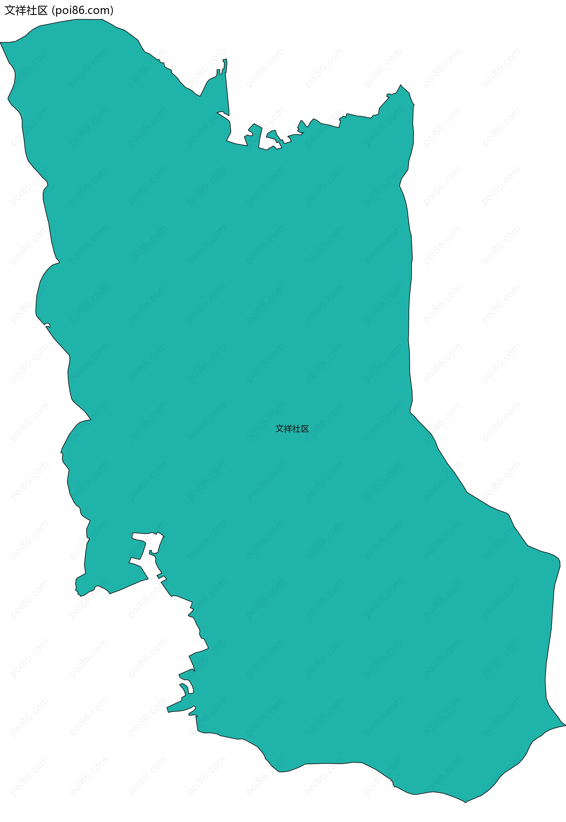 文祥社区边界地图