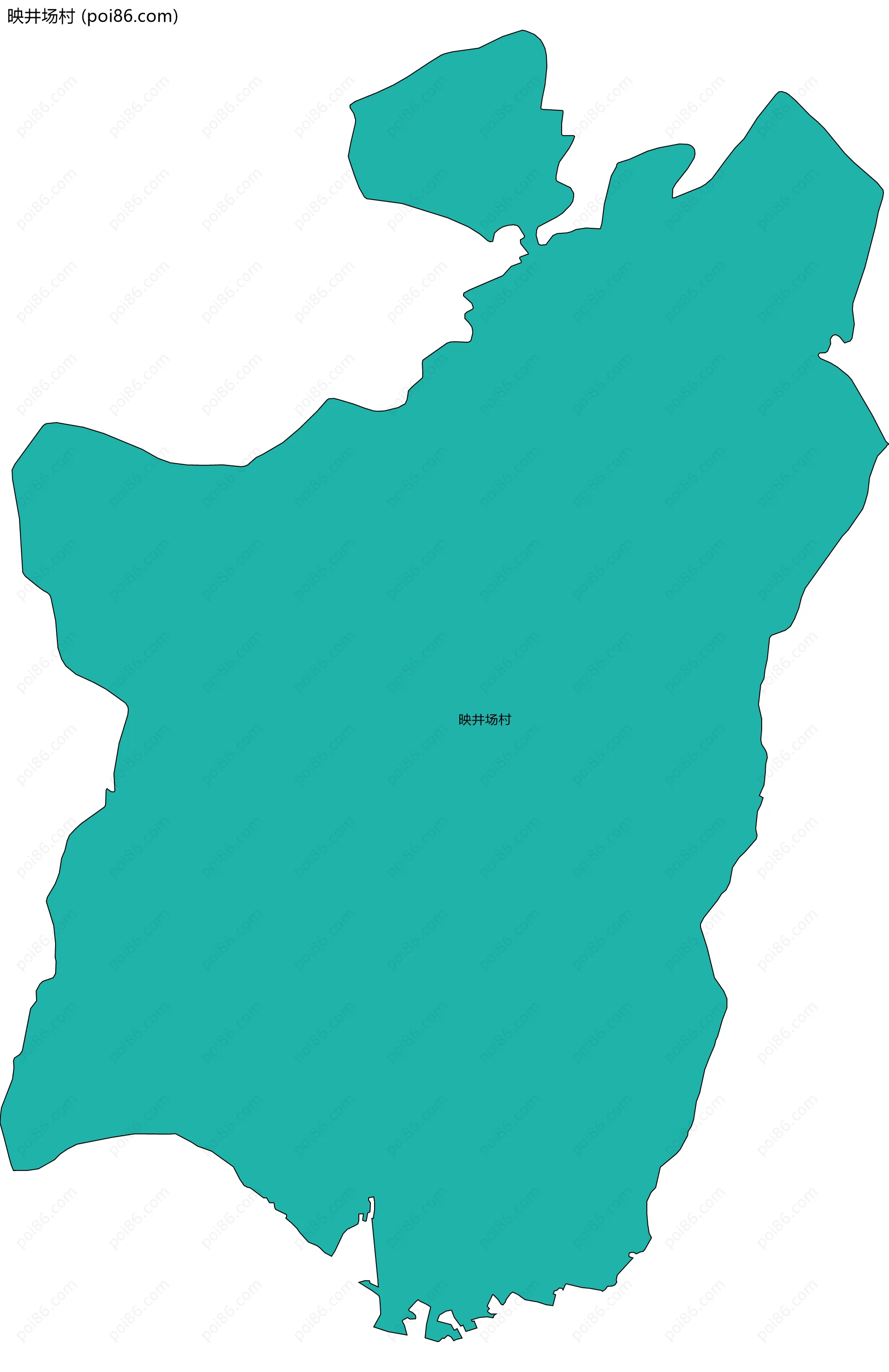 映井场村边界地图