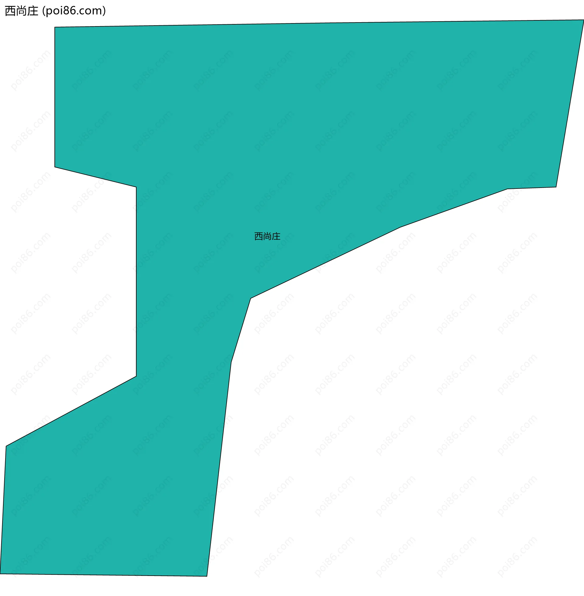 西尚庄边界地图