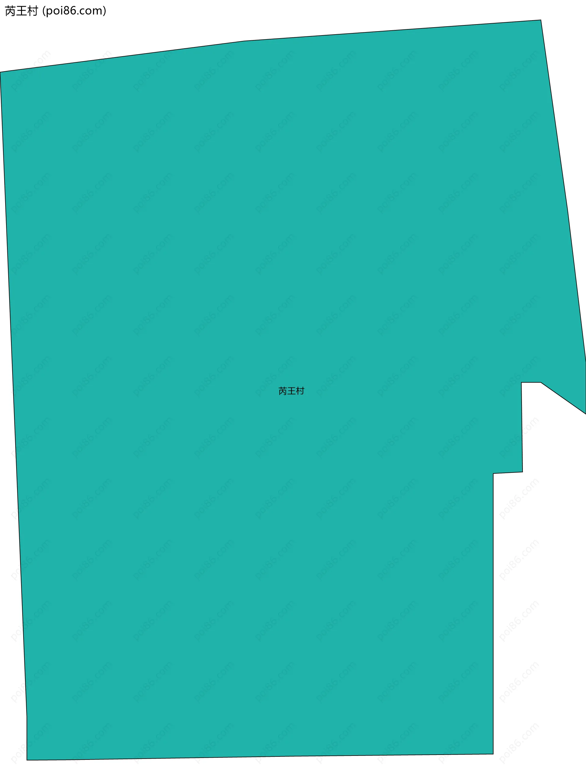 芮王村边界地图