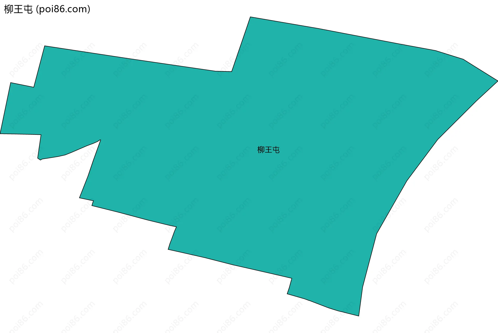 柳王屯边界地图