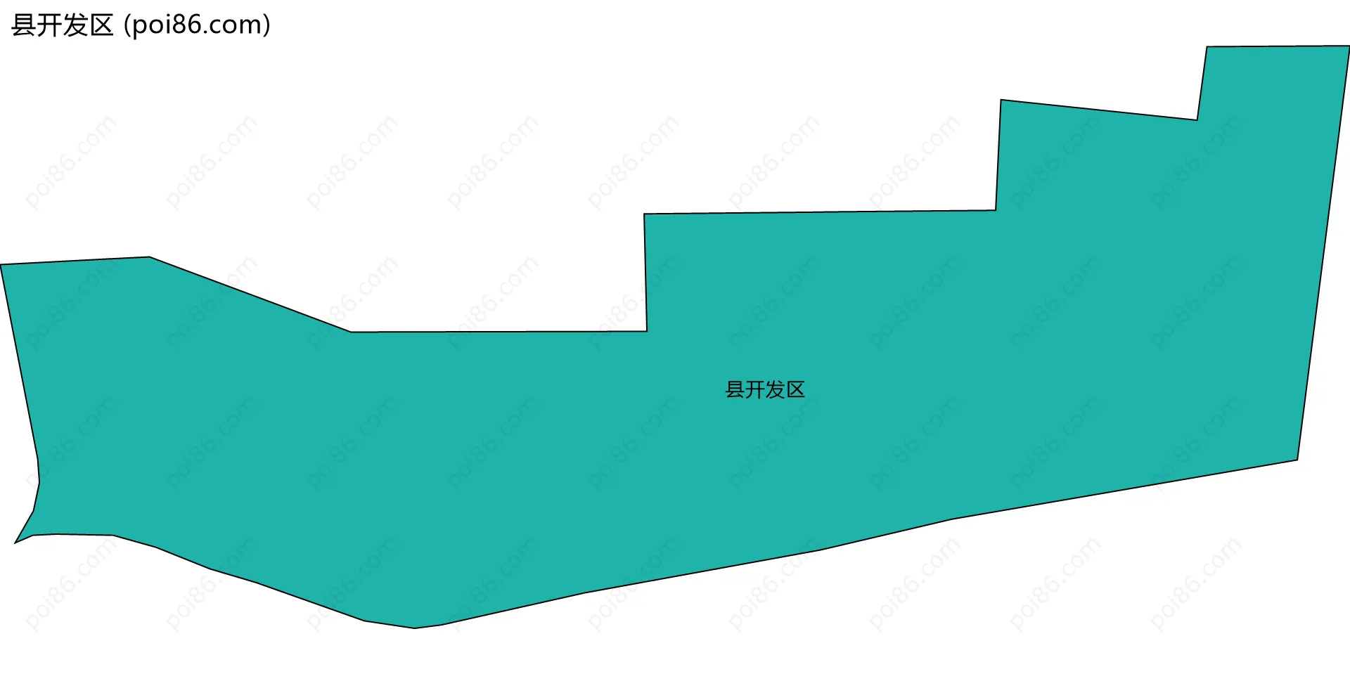 县开发区边界地图
