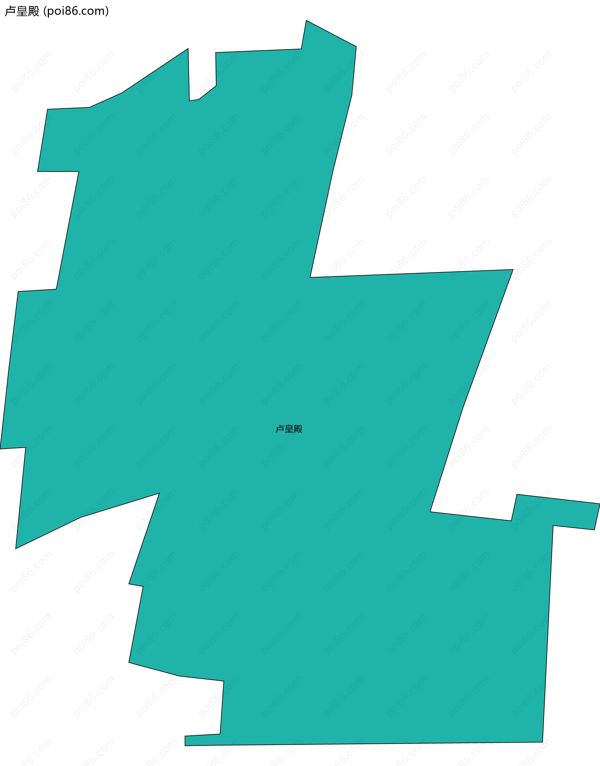 卢皇殿边界地图