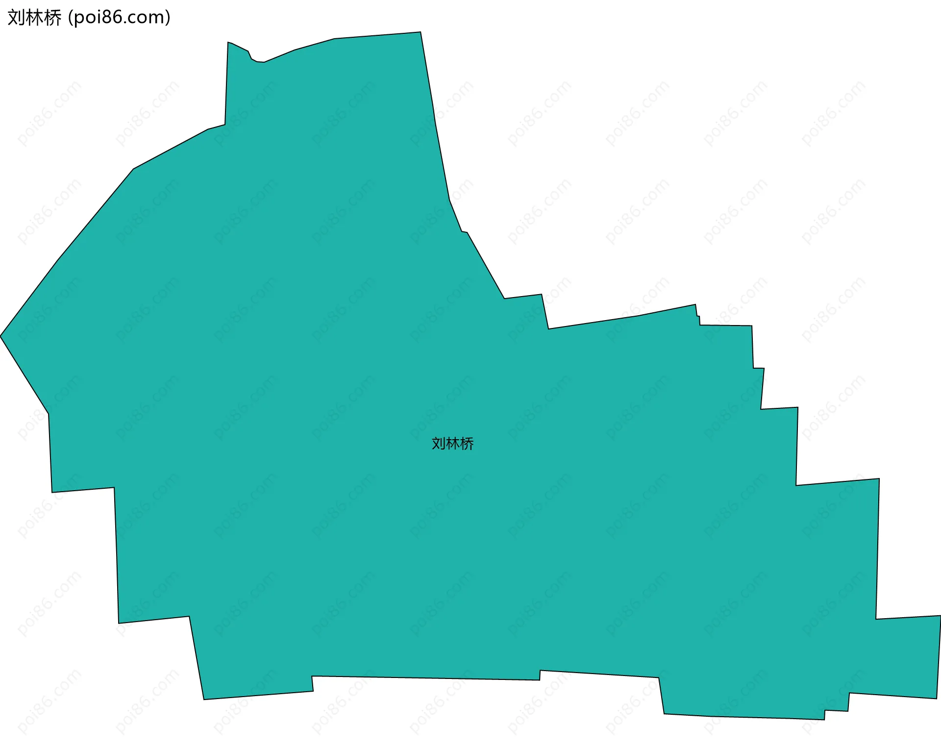 刘林桥边界地图