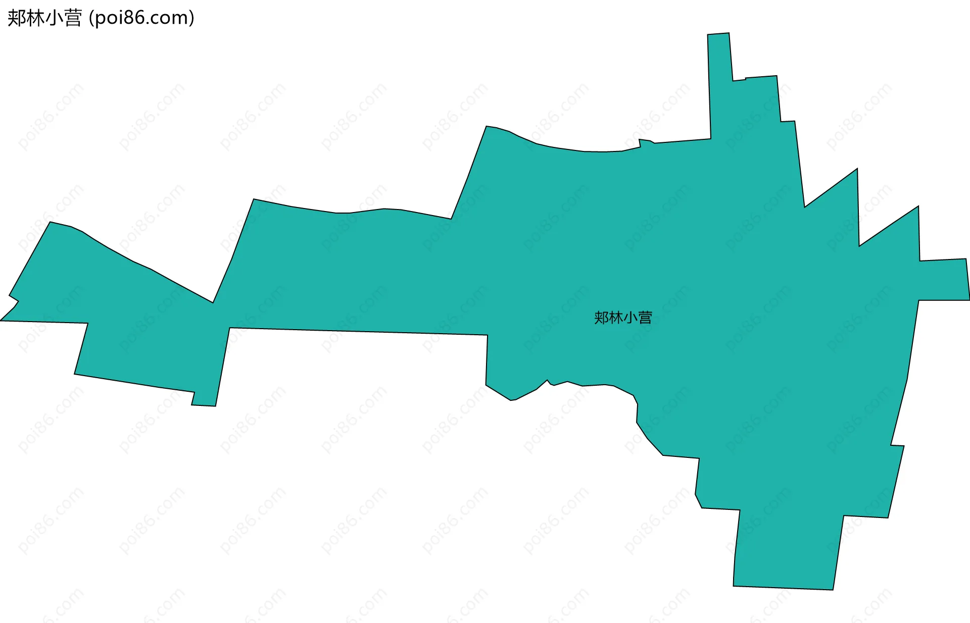 郏林小营边界地图