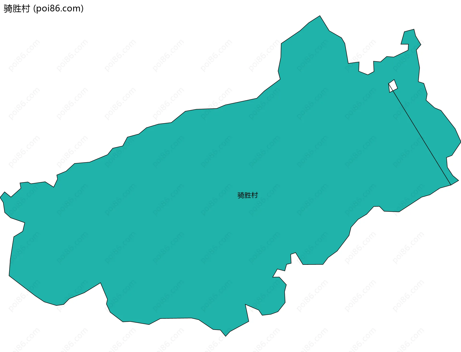 骑胜村边界地图