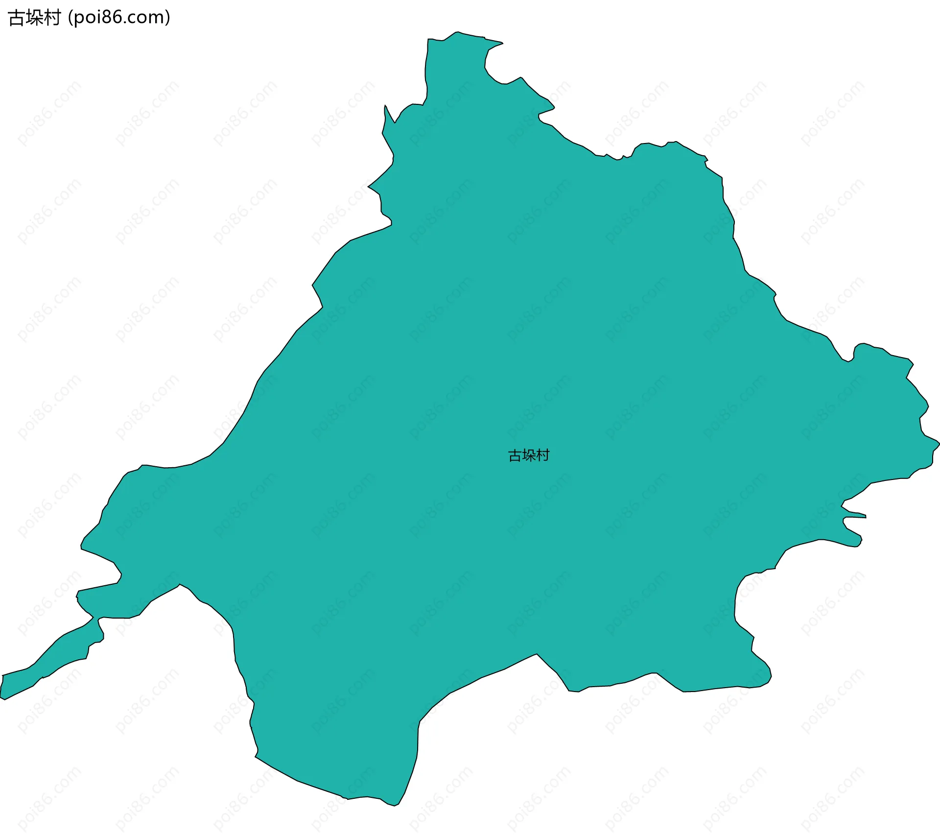 古垛村边界地图