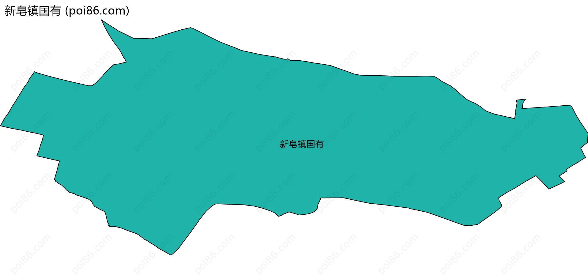 新皂镇国有边界地图