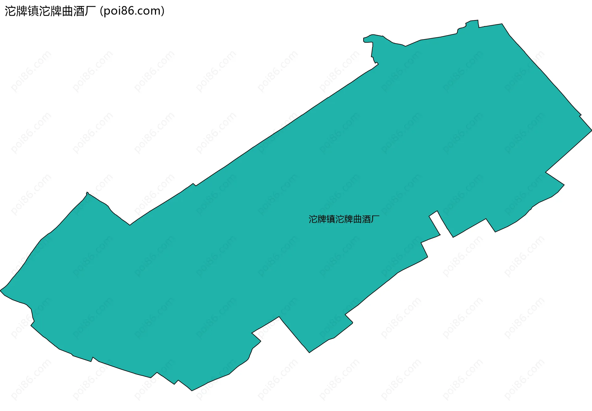 沱牌镇沱牌曲酒厂边界地图