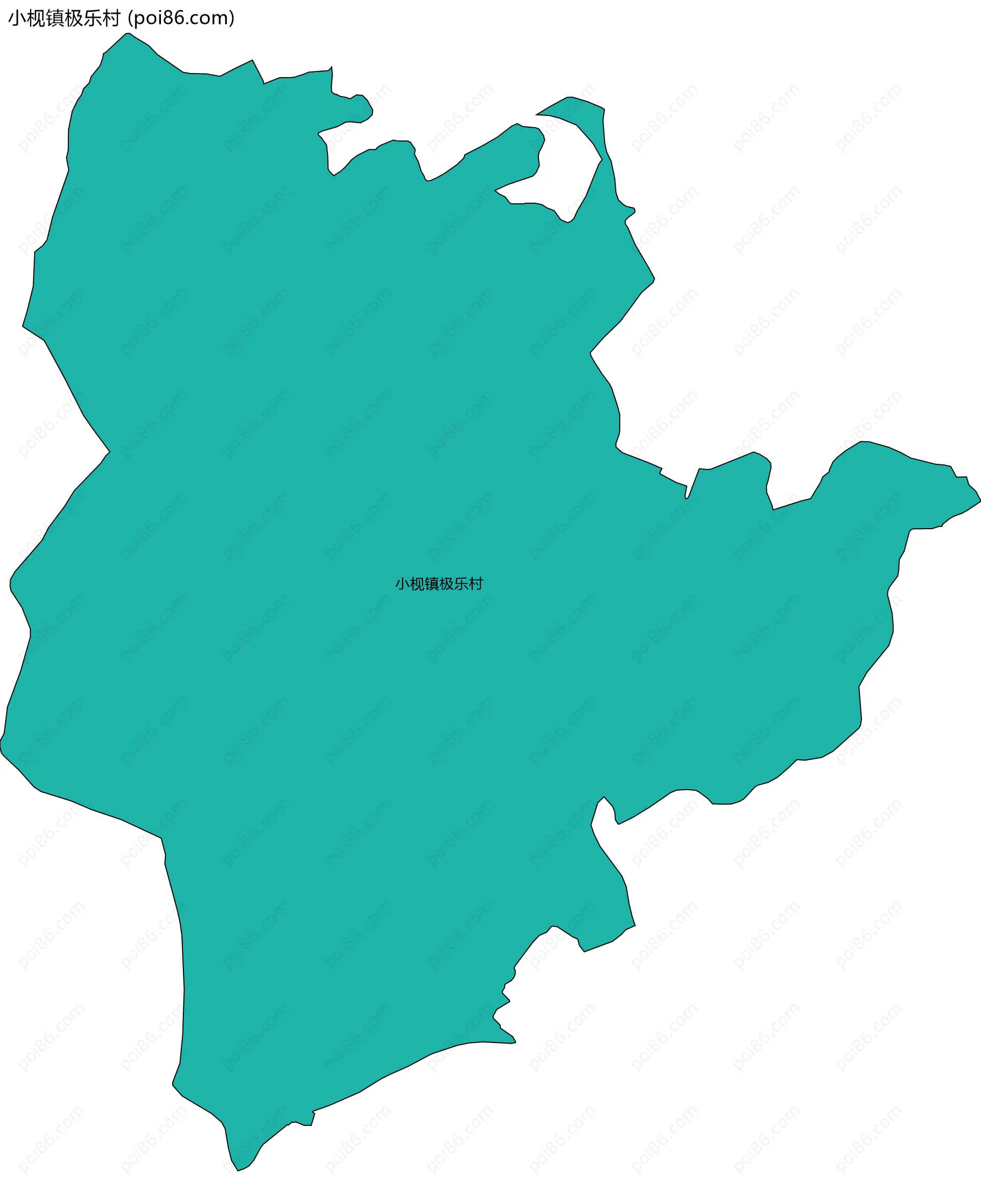 小枧镇极乐村边界地图