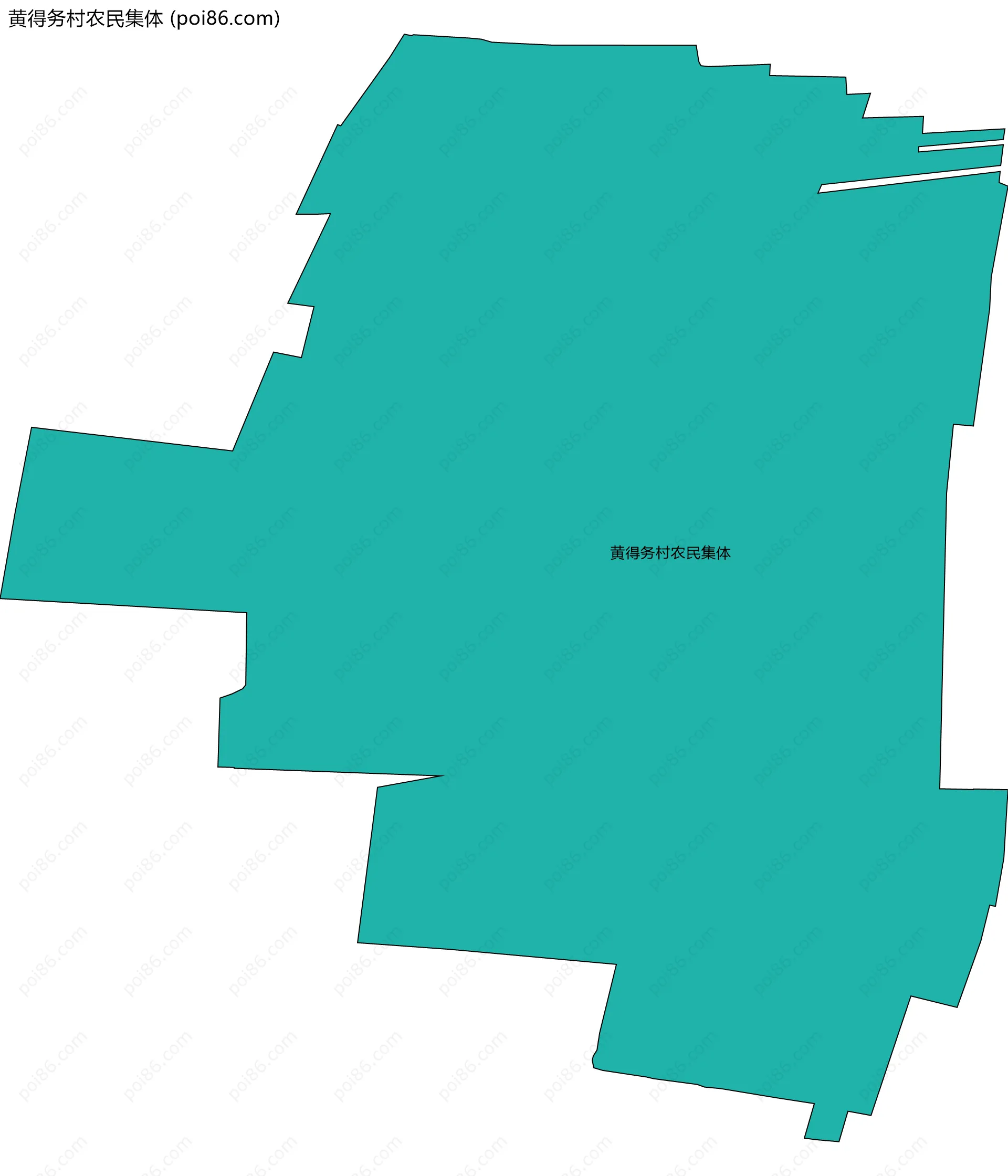 黄得务村农民集体边界地图