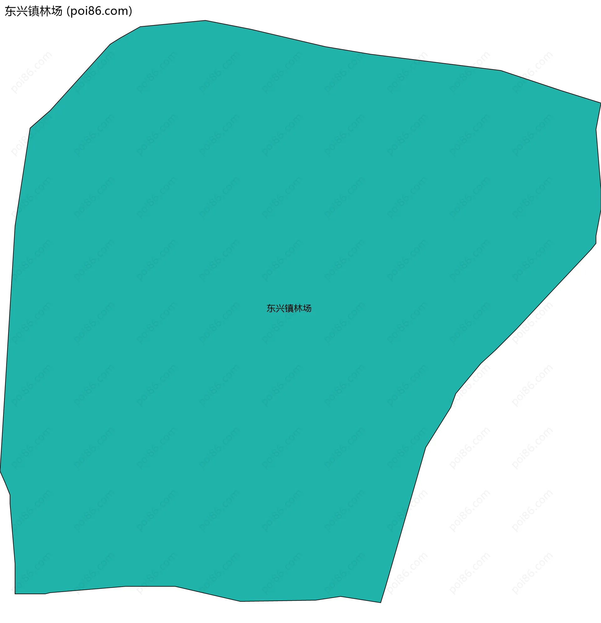 东兴镇林场边界地图