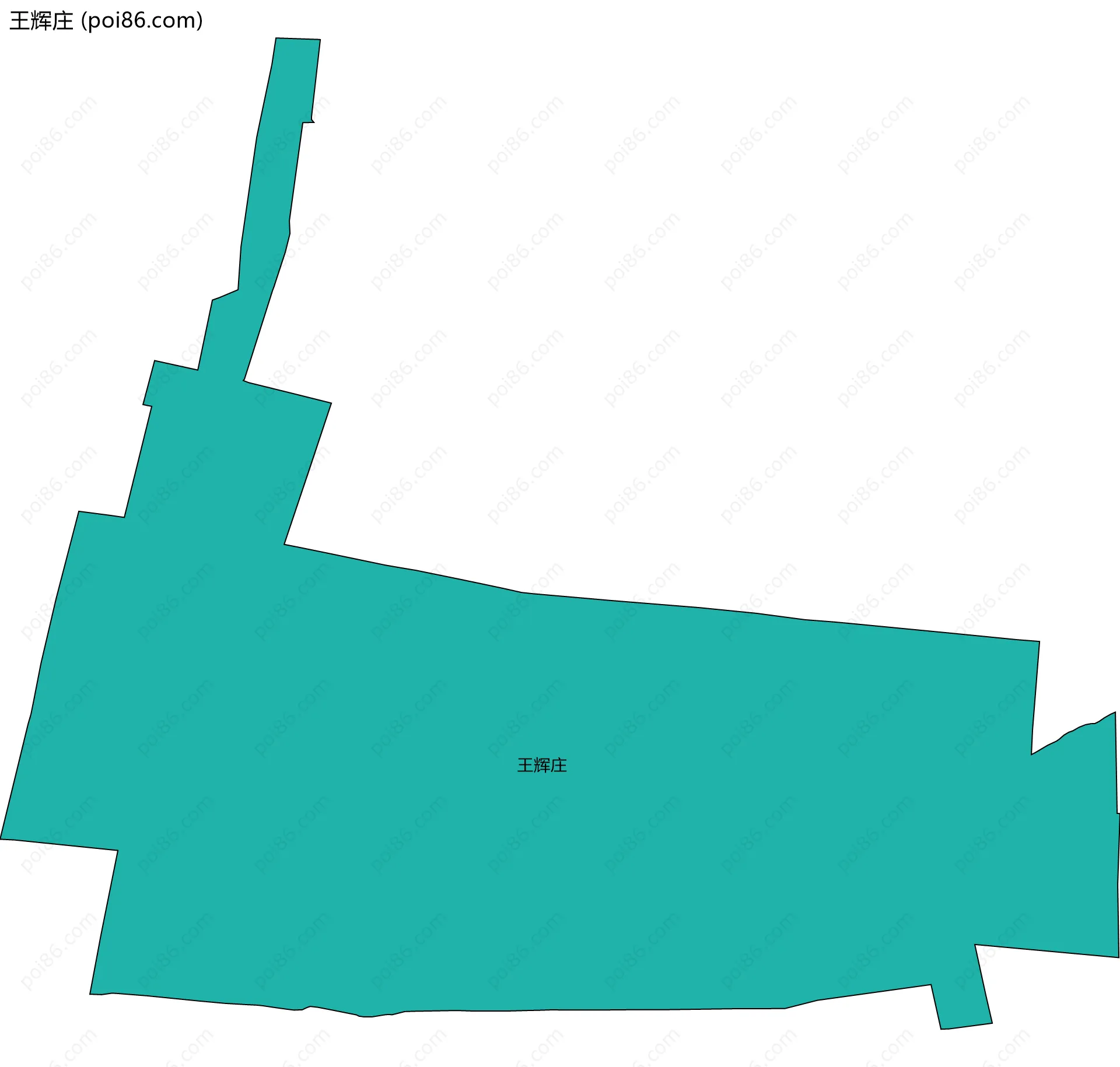 王辉庄边界地图