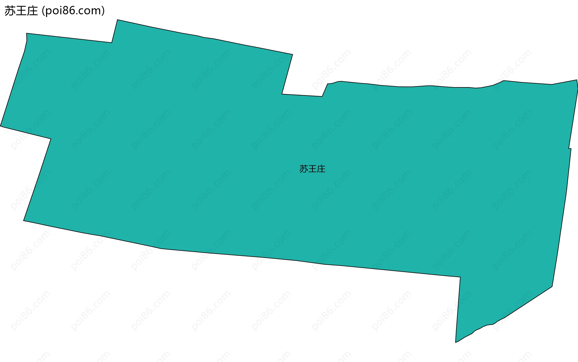 苏王庄边界地图