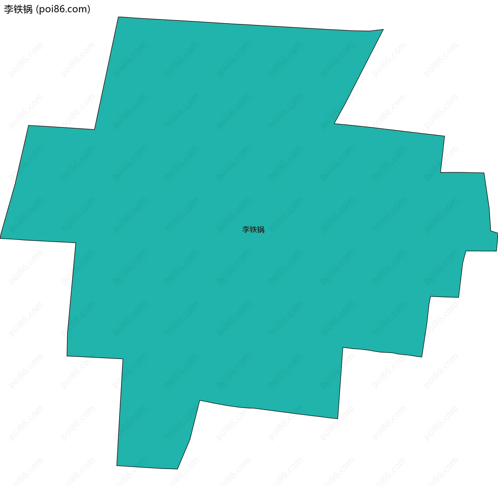 李铁锅边界地图