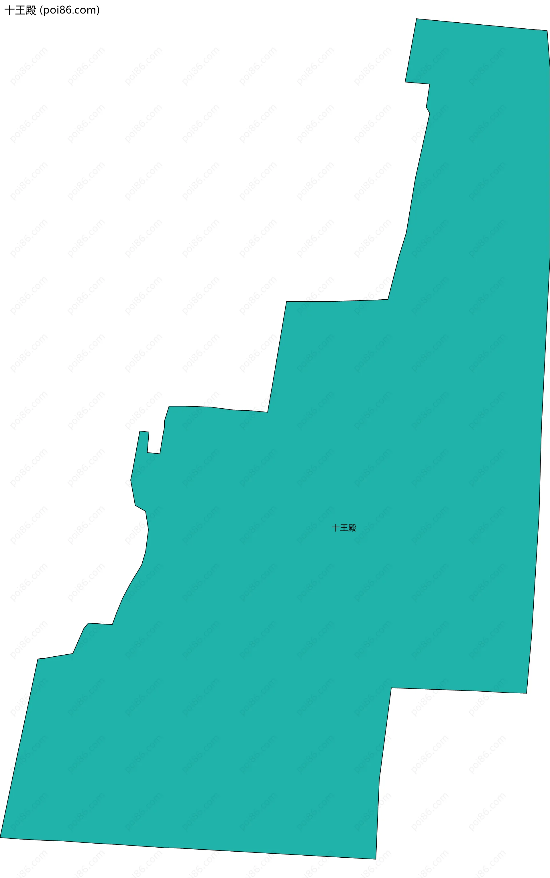十王殿边界地图