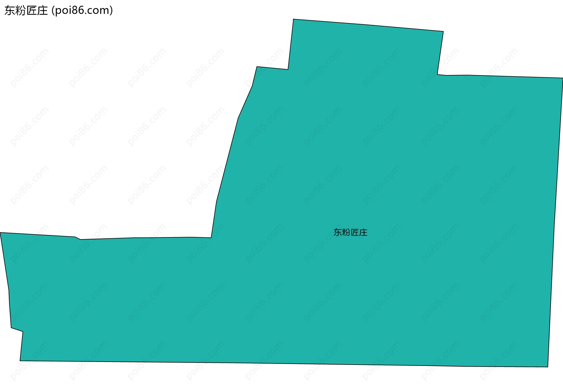 东粉匠庄边界地图