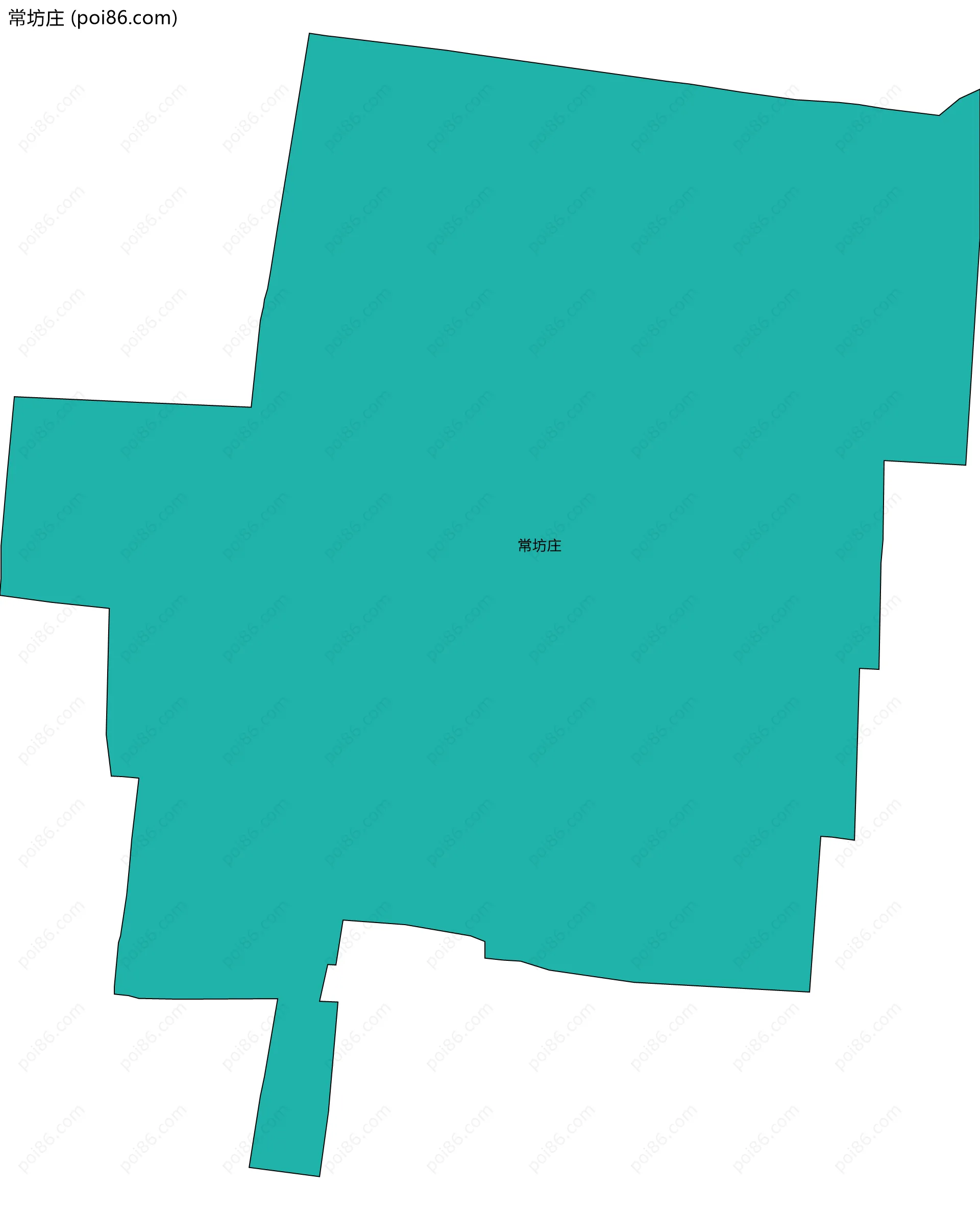 常坊庄边界地图