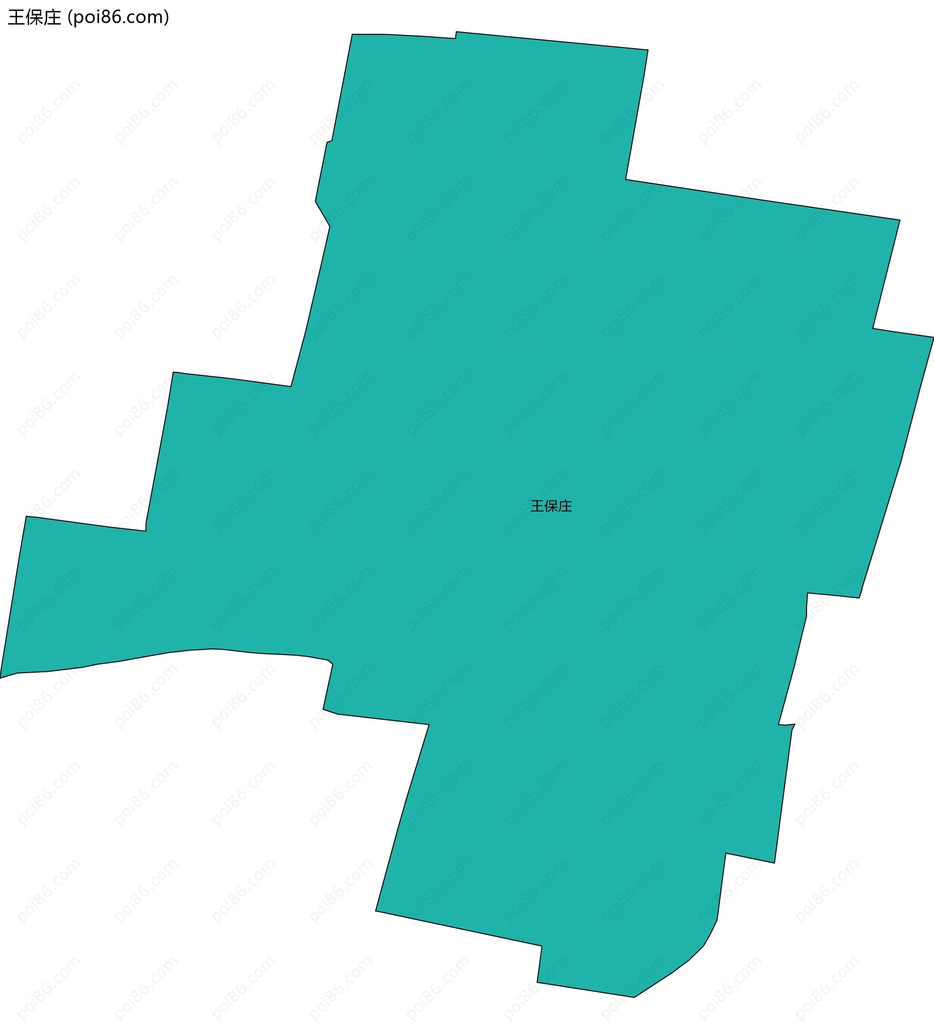 王保庄边界地图