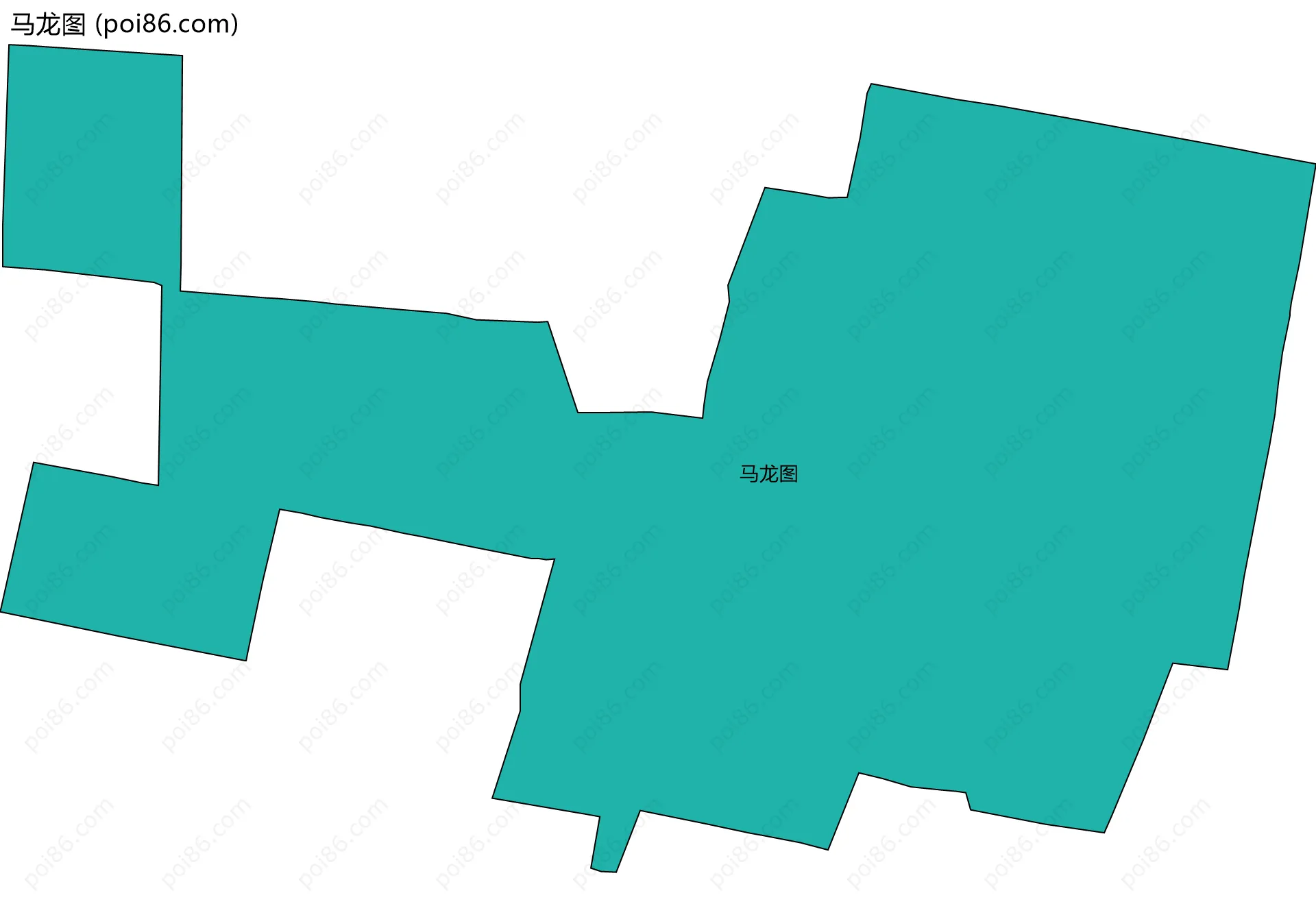 马龙图边界地图