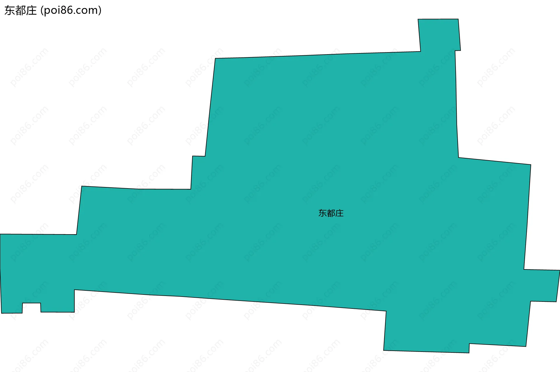 东都庄边界地图