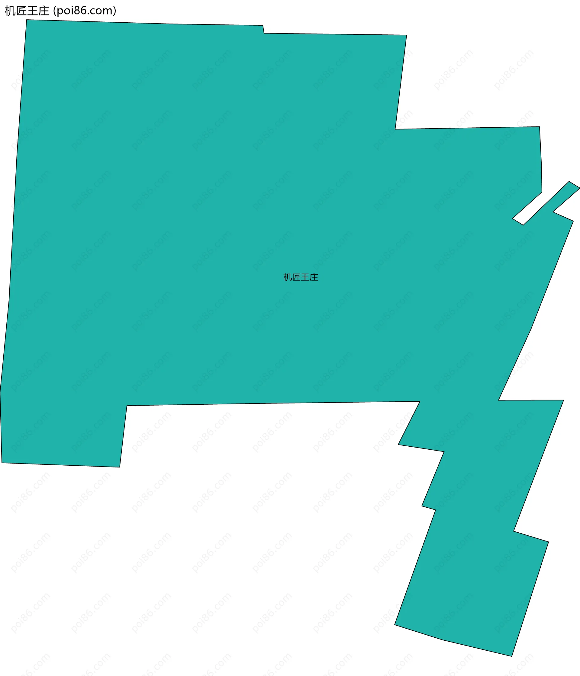 机匠王庄边界地图