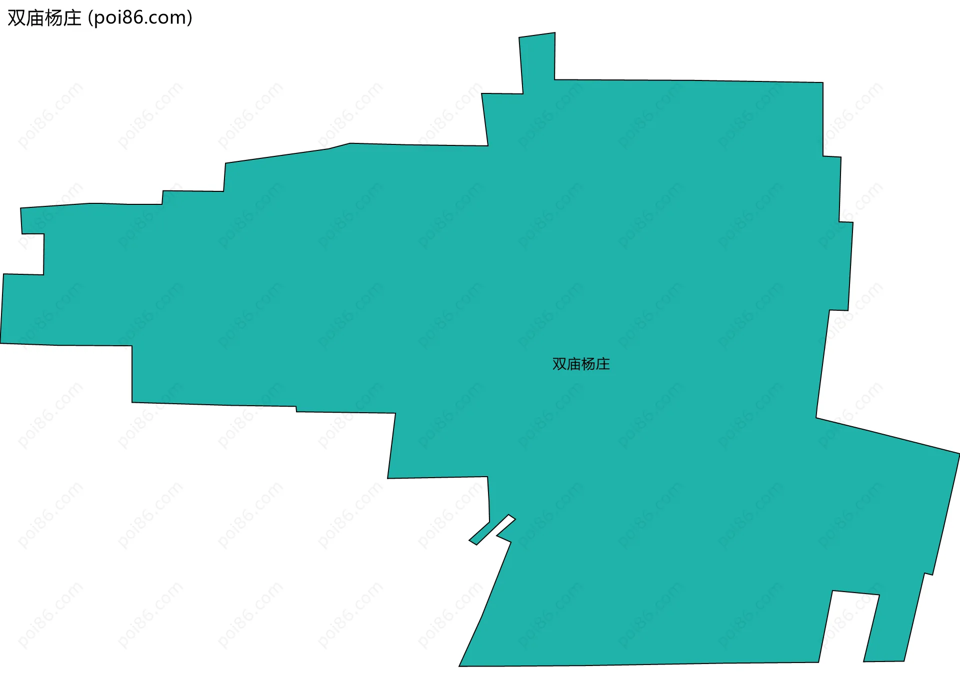 双庙杨庄边界地图