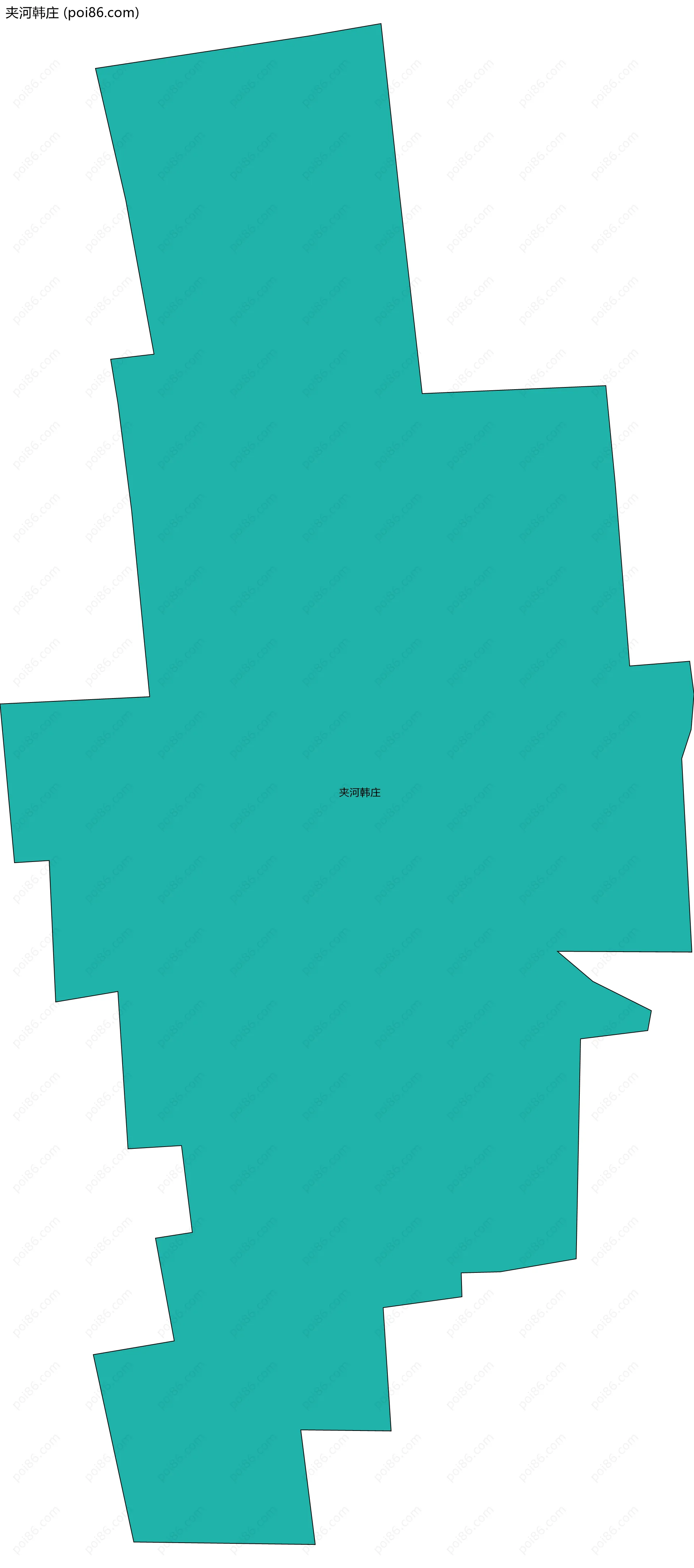 夹河韩庄边界地图