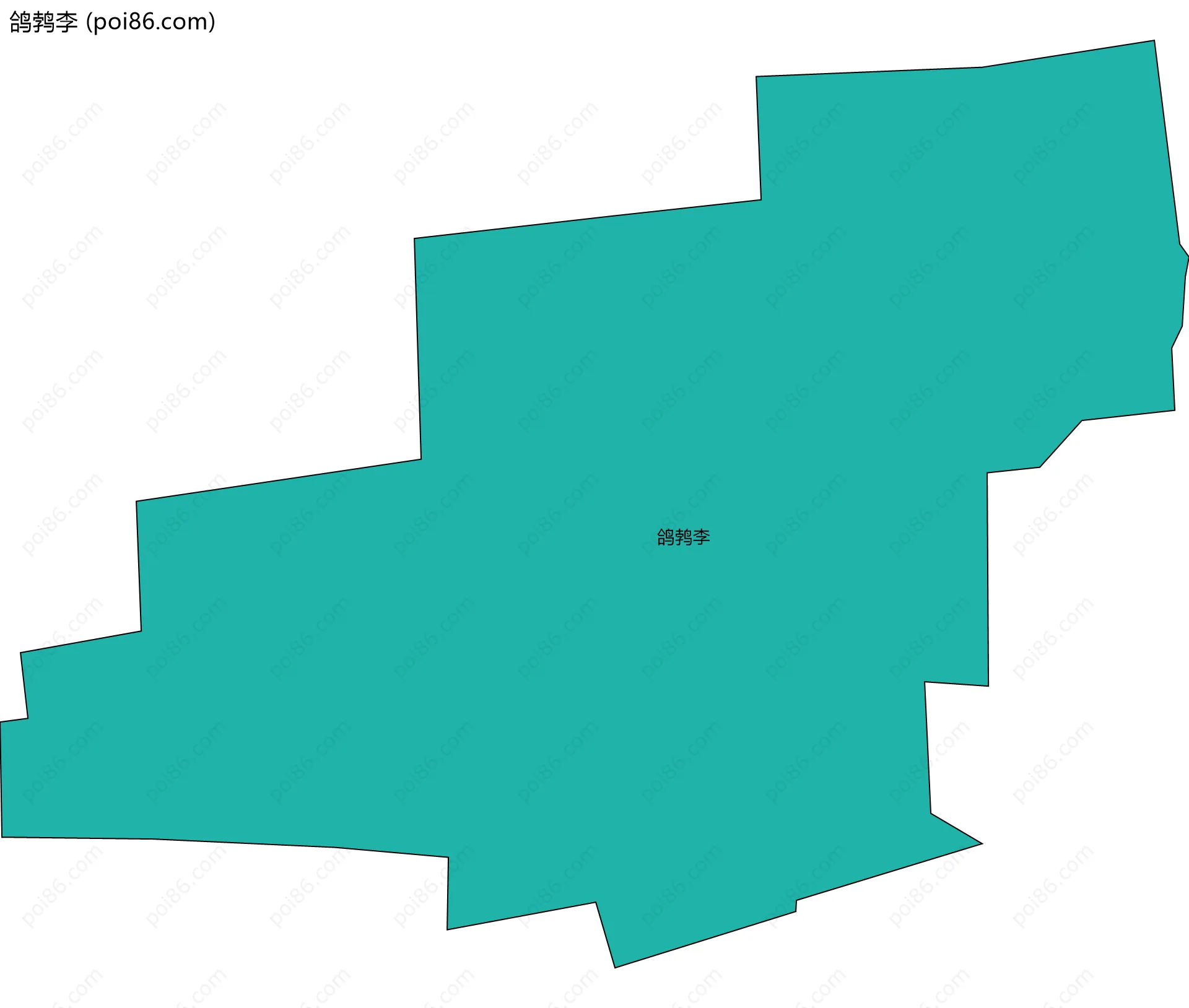 鸽鹁李边界地图