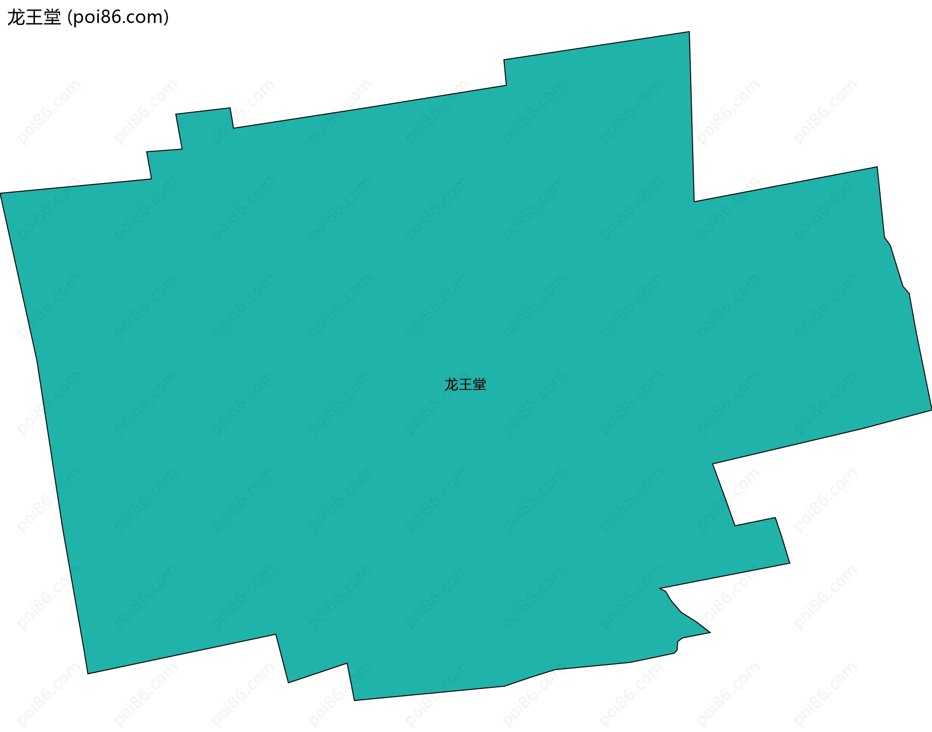 龙王堂边界地图