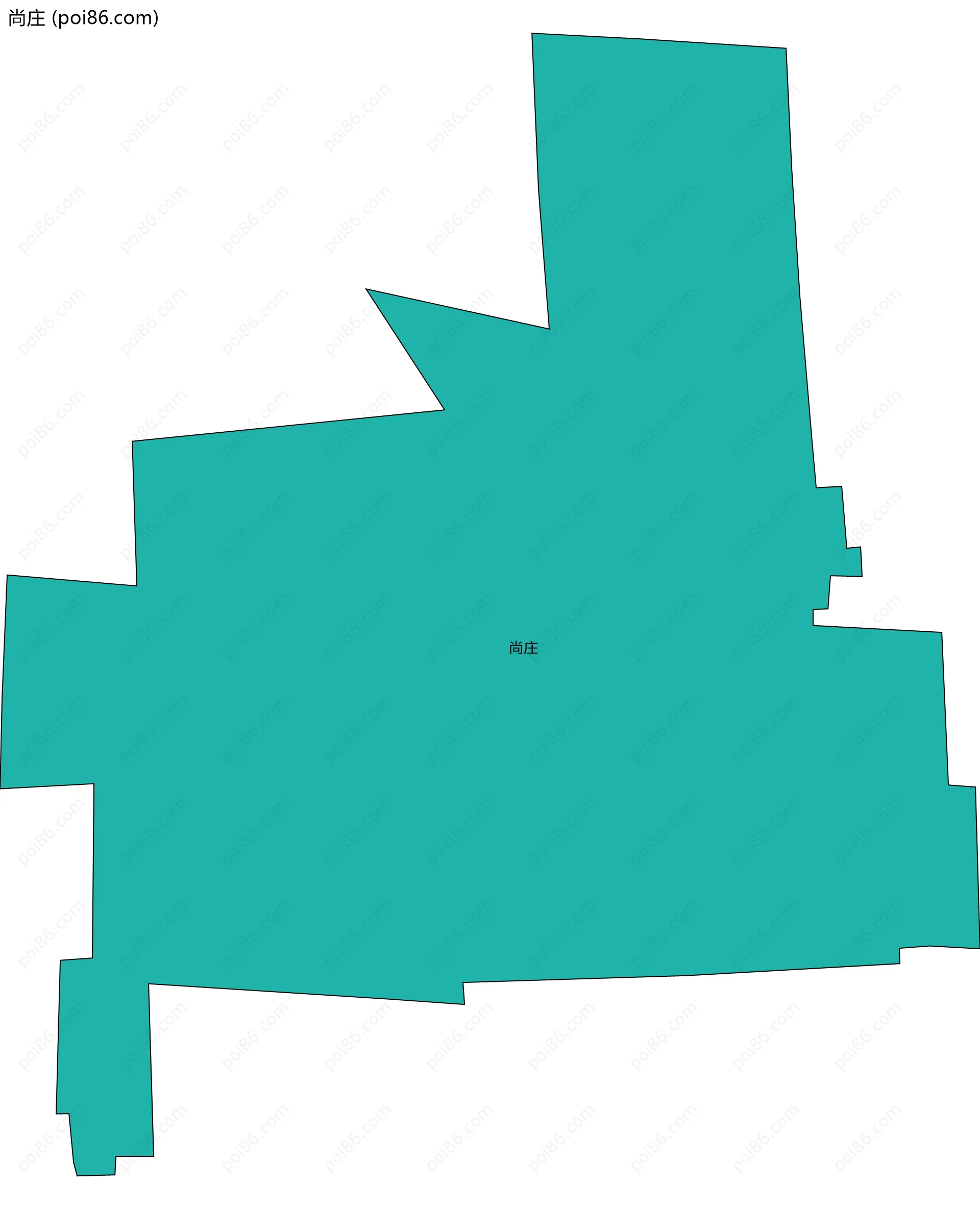 尚庄边界地图
