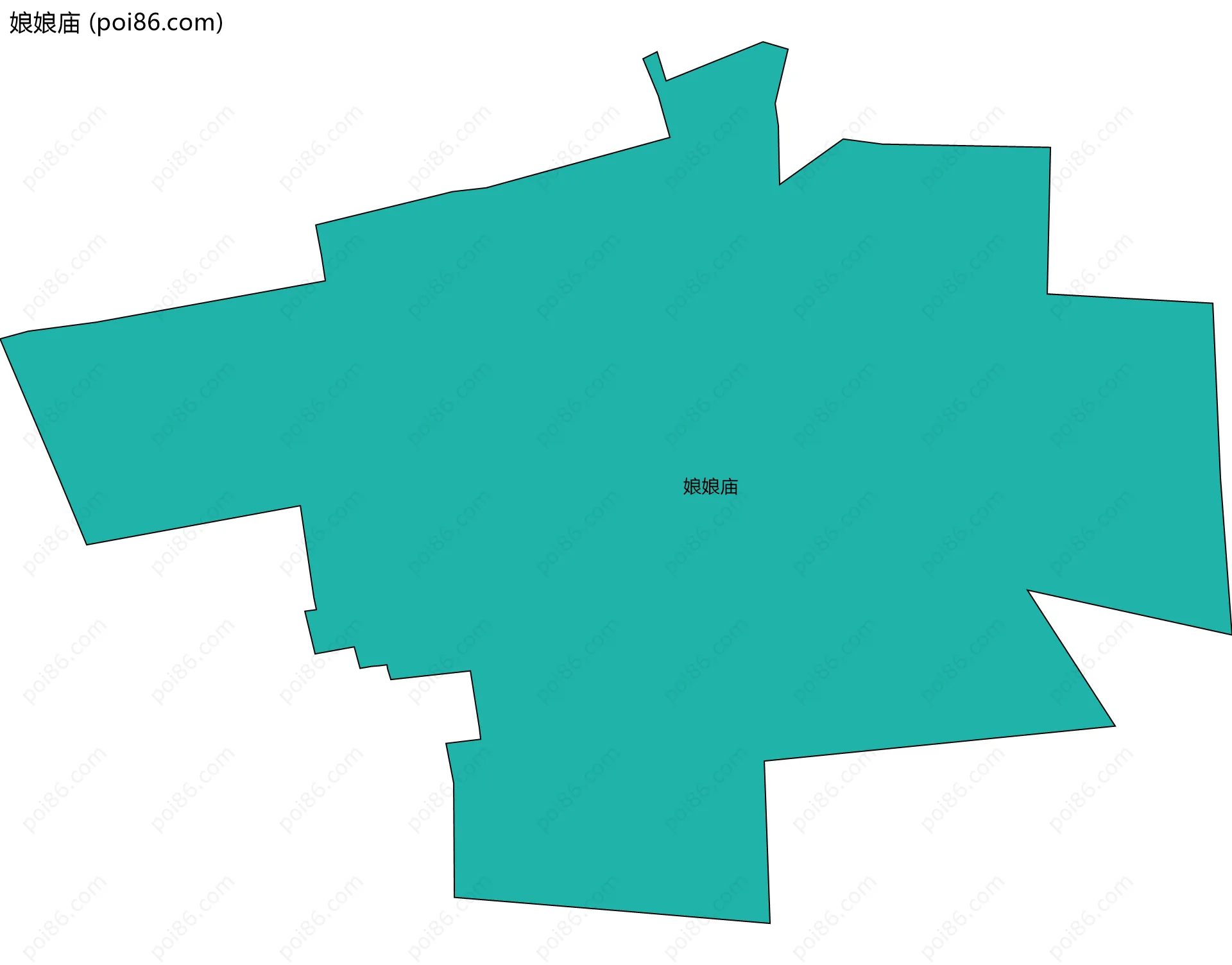 娘娘庙边界地图