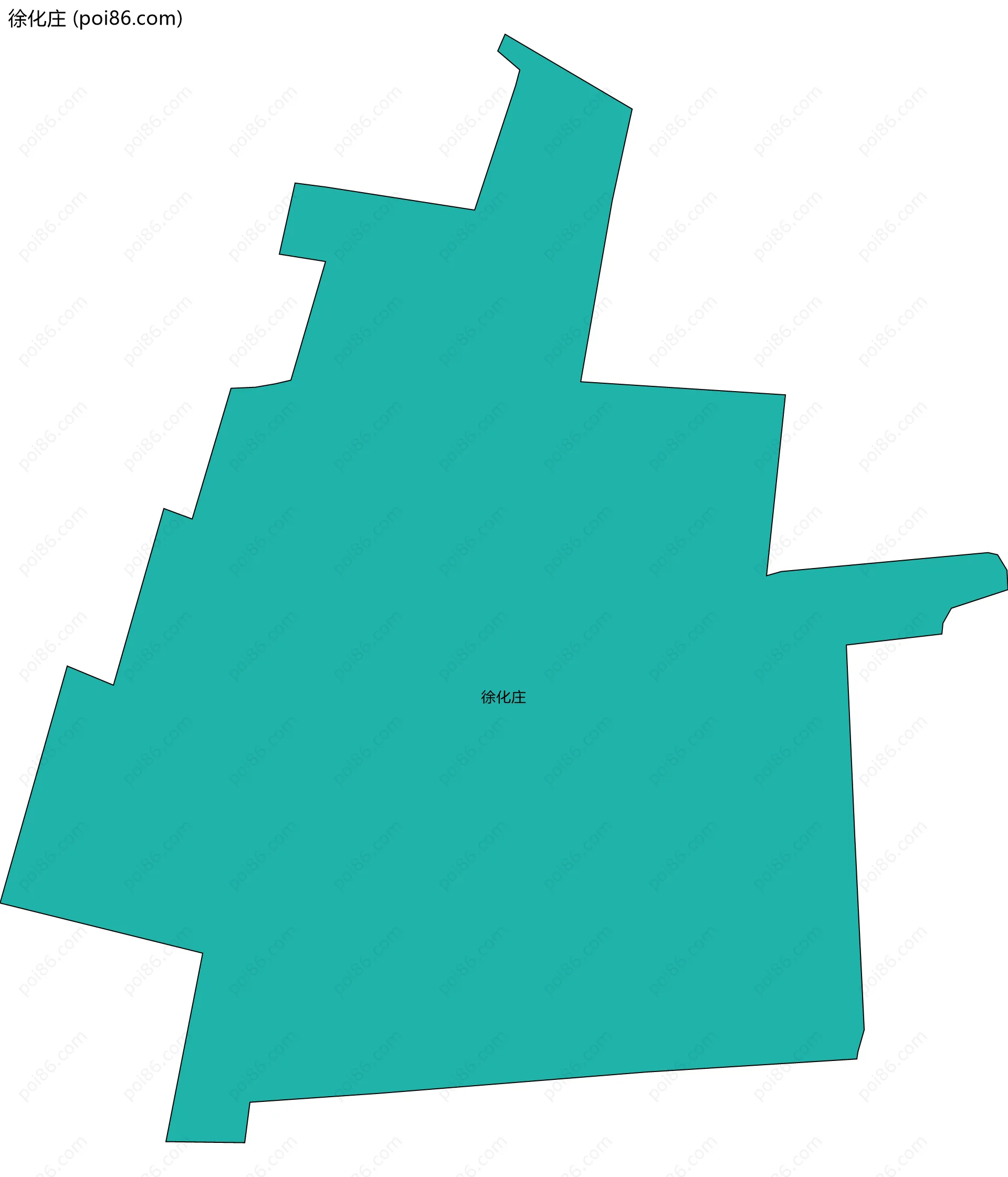 徐化庄边界地图