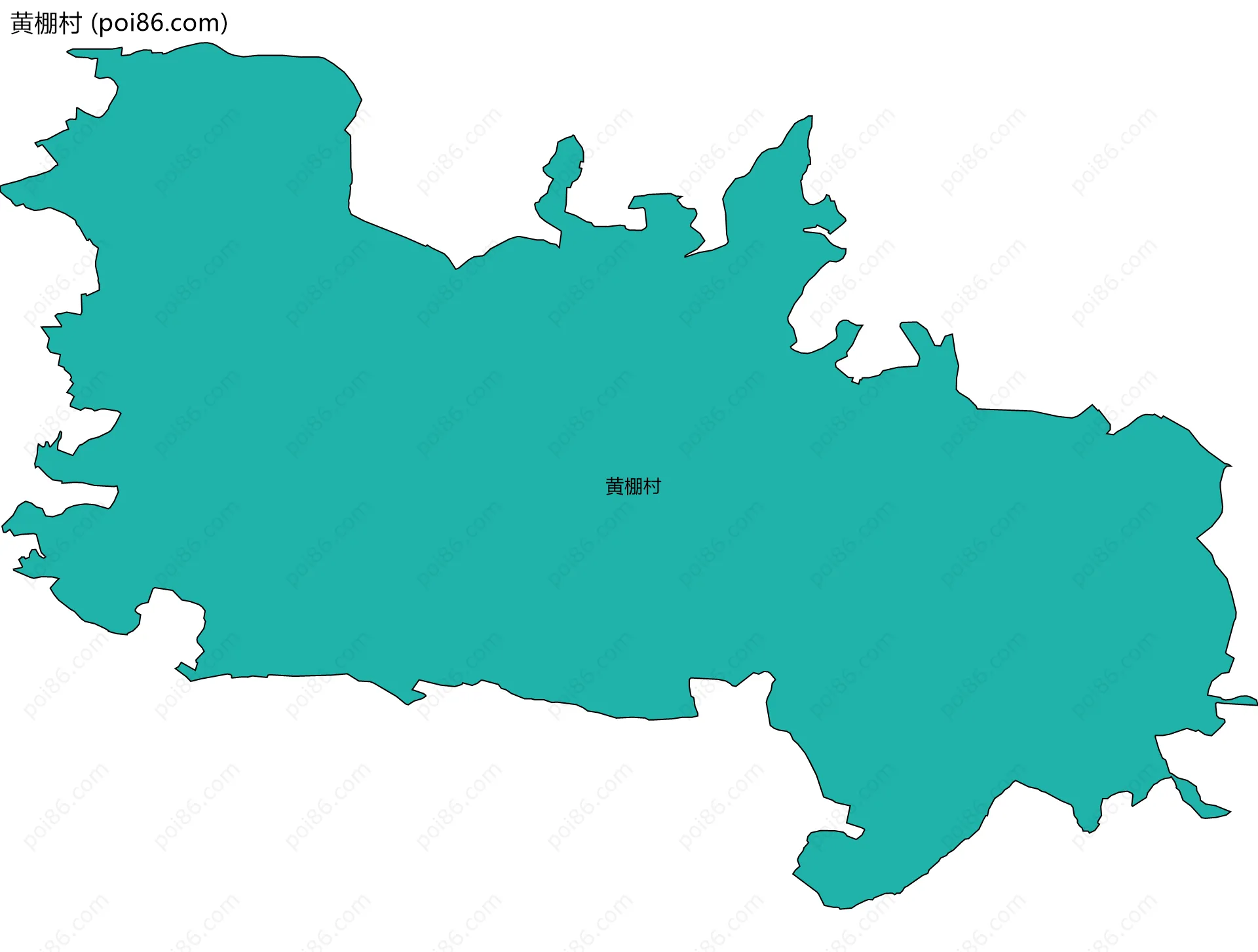 黄棚村边界地图