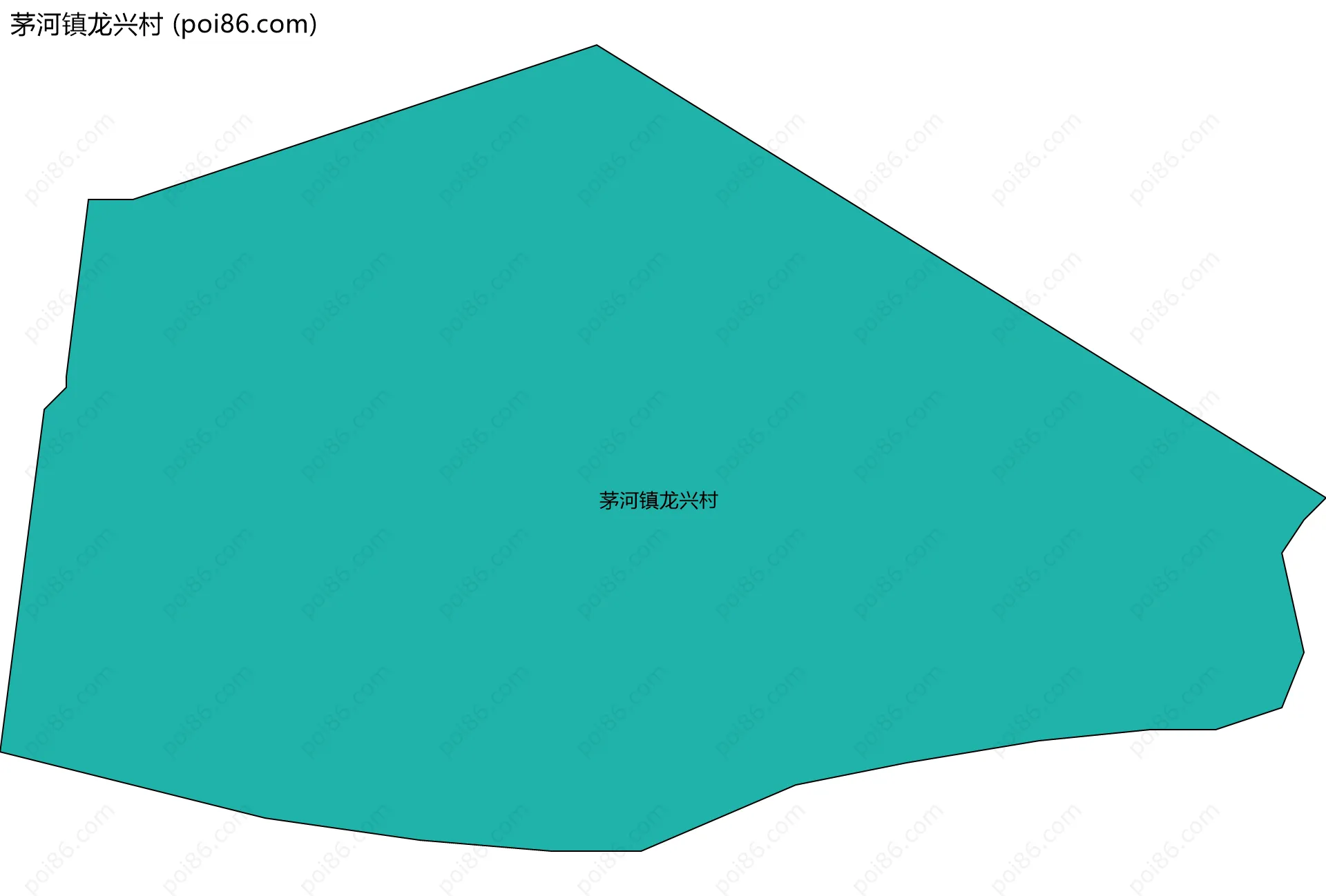茅河镇龙兴村边界地图