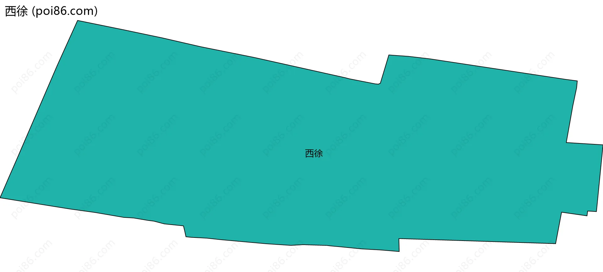 西徐边界地图
