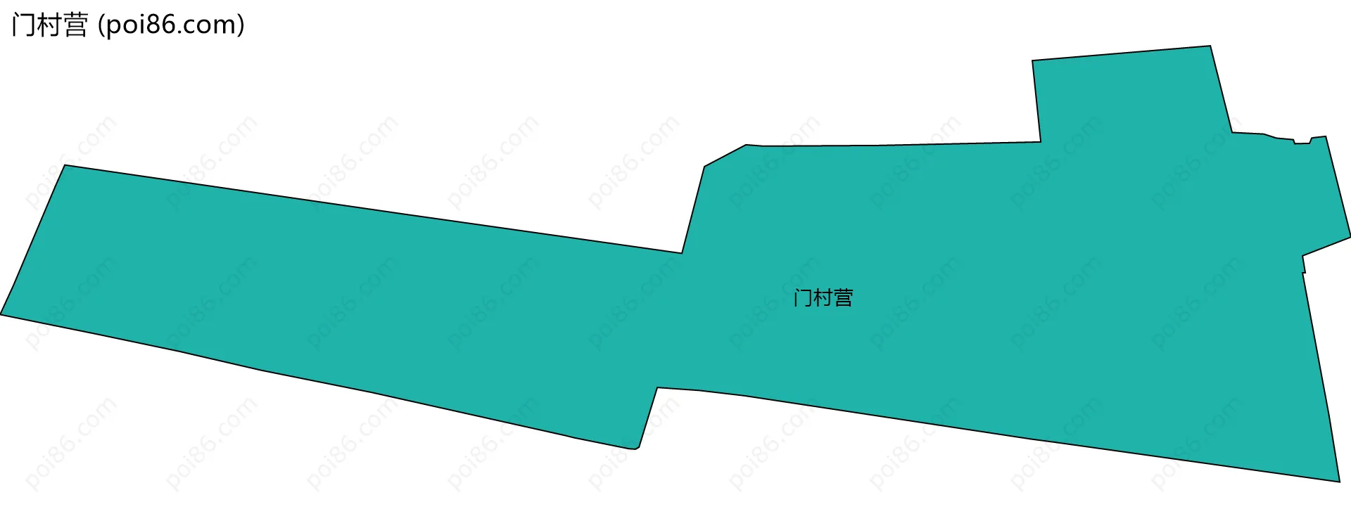 门村营边界地图