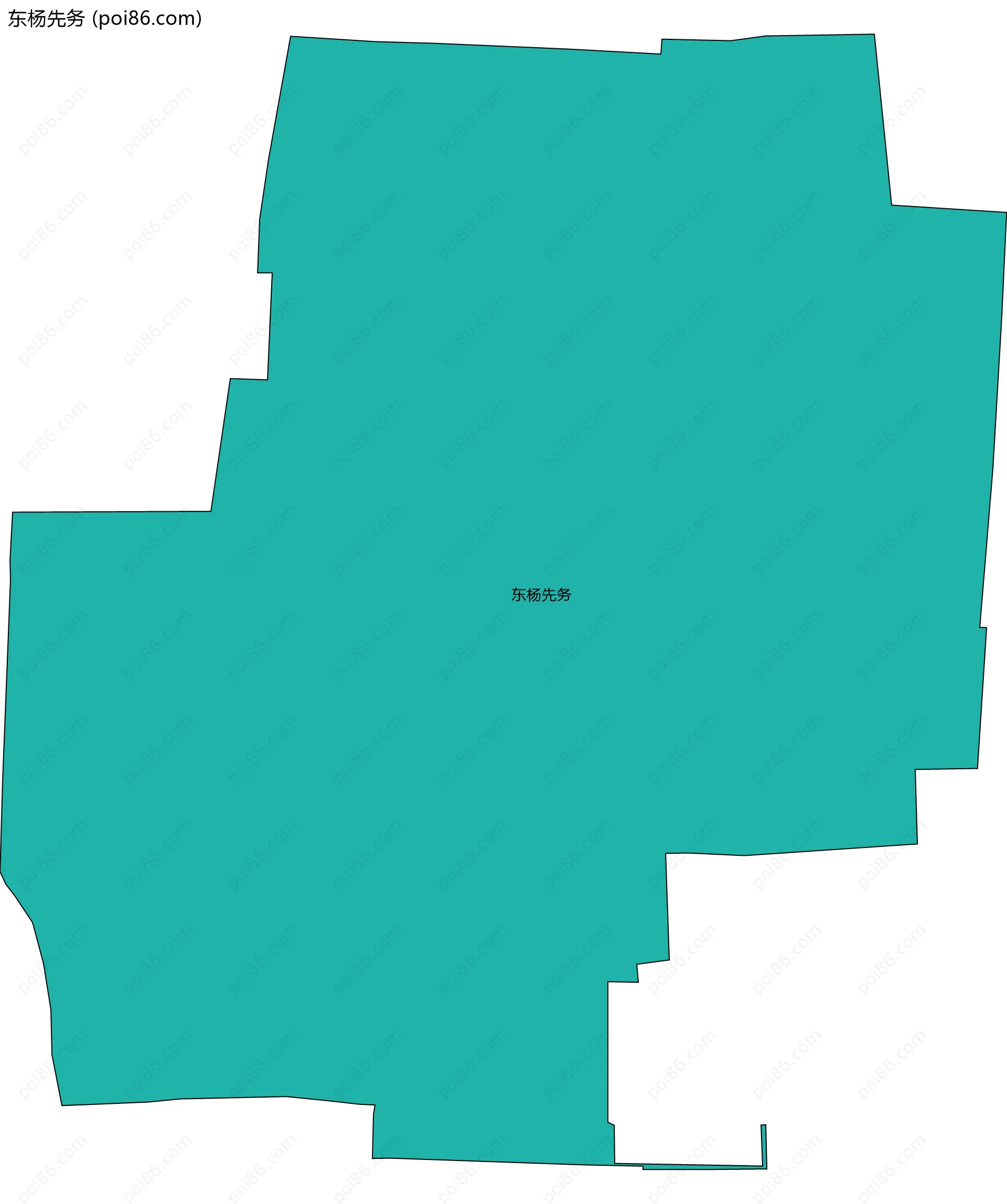 东杨先务边界地图