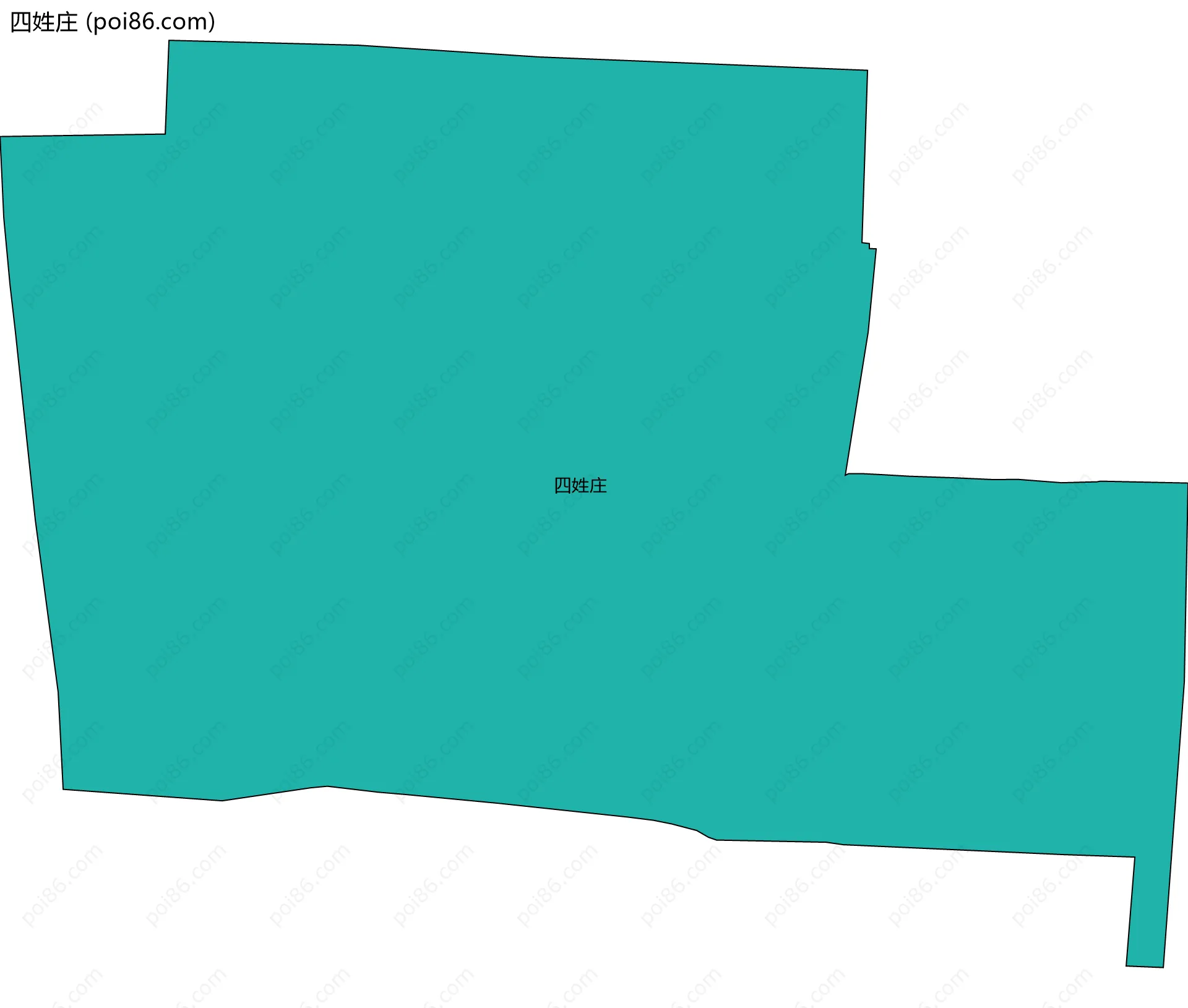 四姓庄边界地图